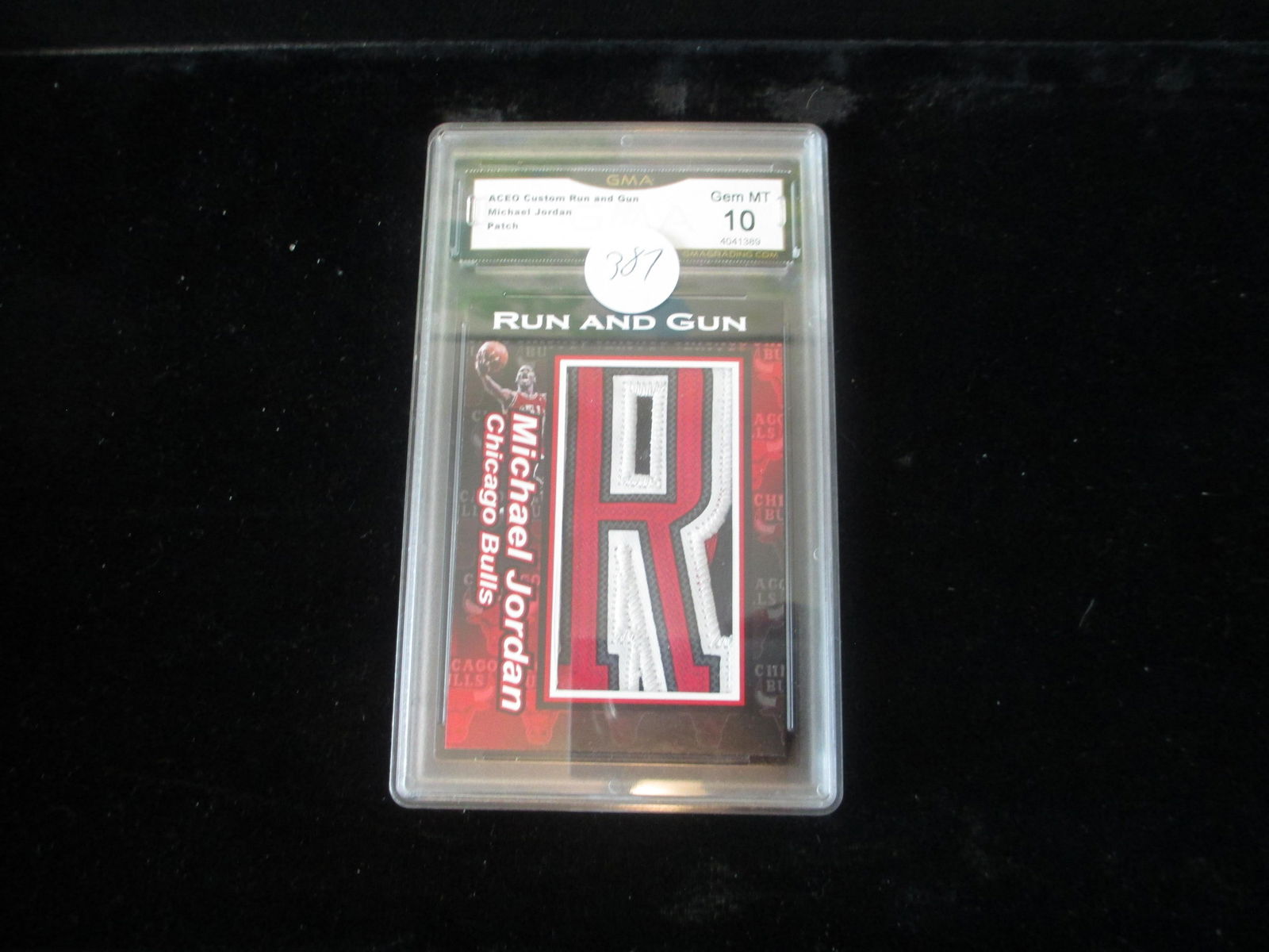 gma graded michael jordan patch card mint 10 (1 of 1)