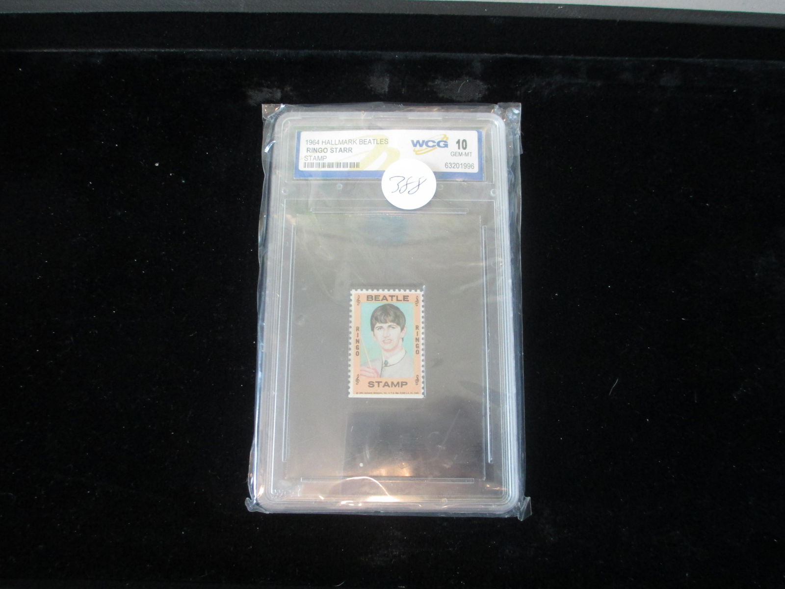 wcg graded 1964 stamp ringo starr mint 10: graded stamp lot