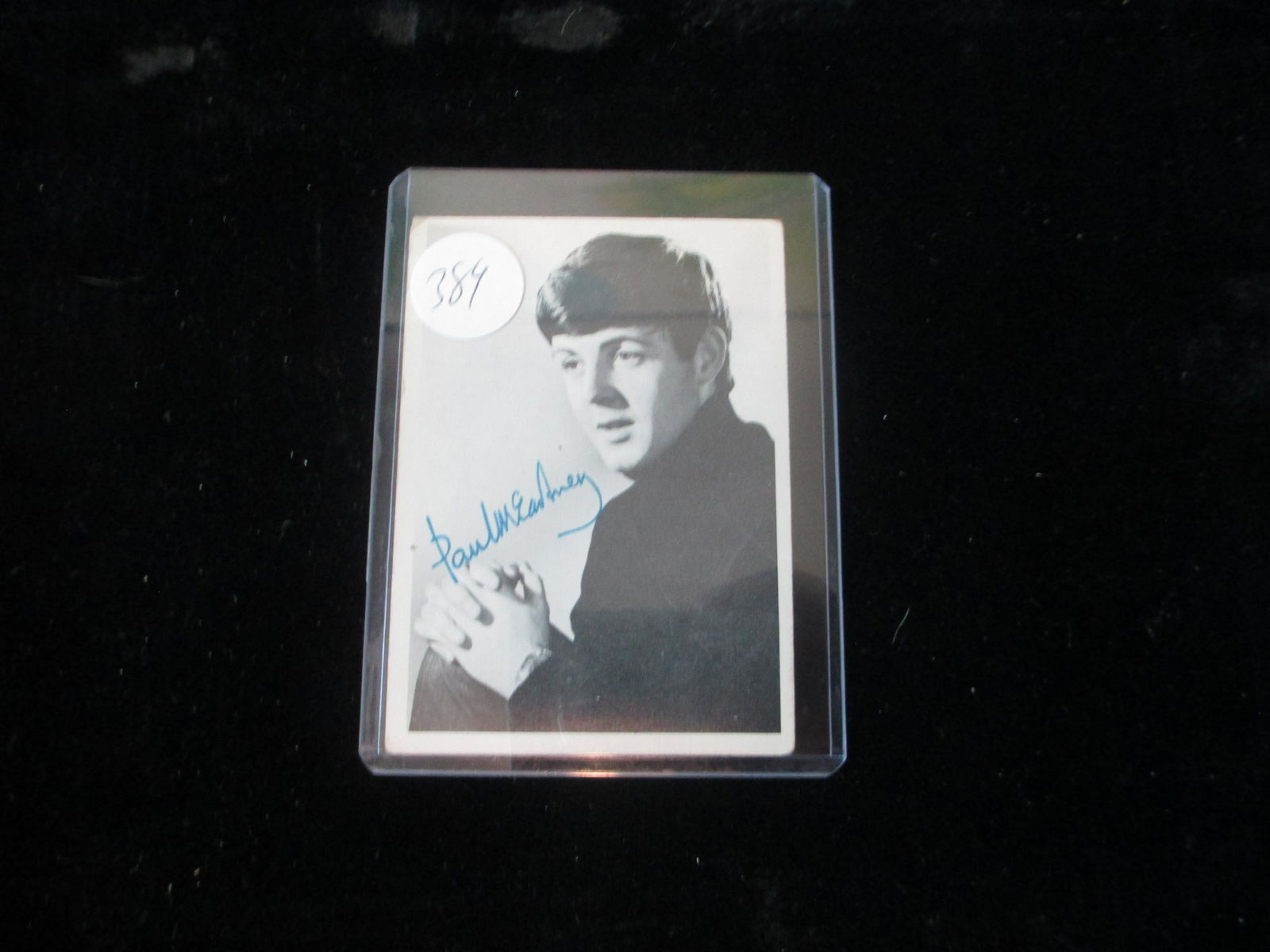 1964 beatles card paul mccartney no coa: #27 of 60 photos