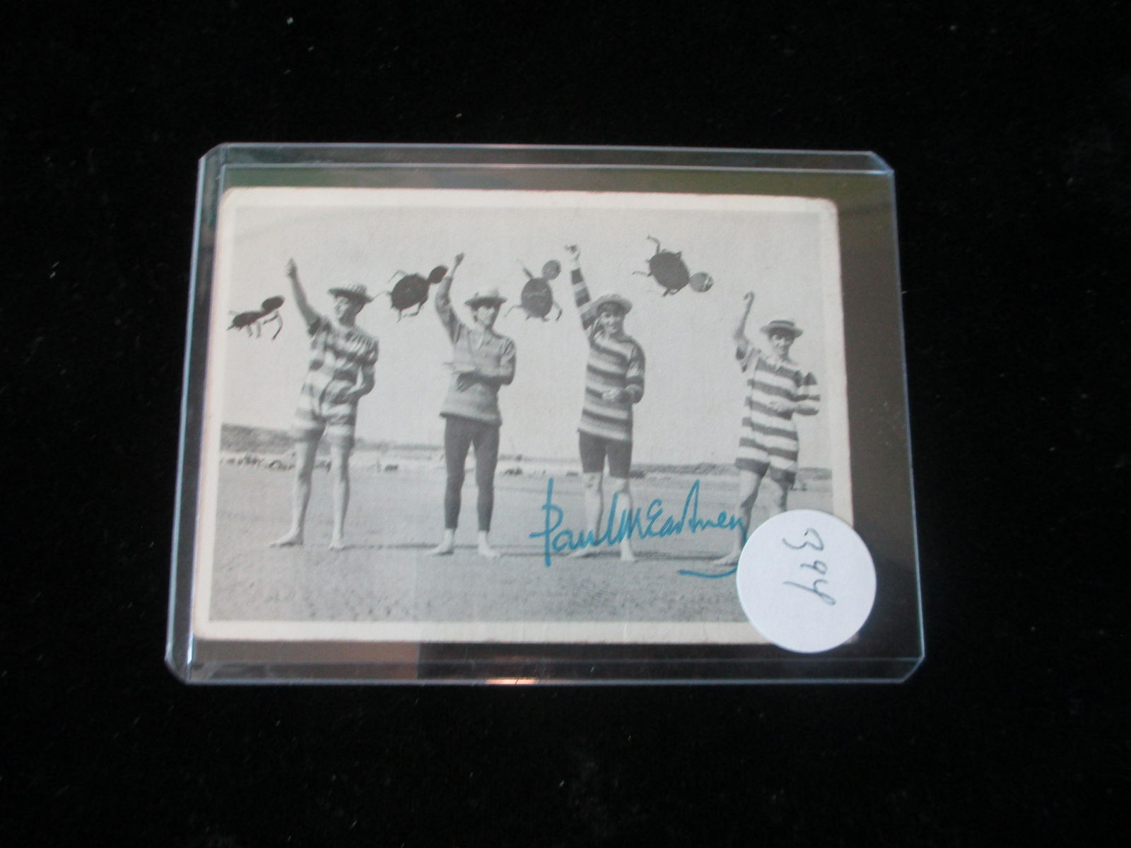 1964 beatles card paul mccartney no coa: #31 of 60 photos