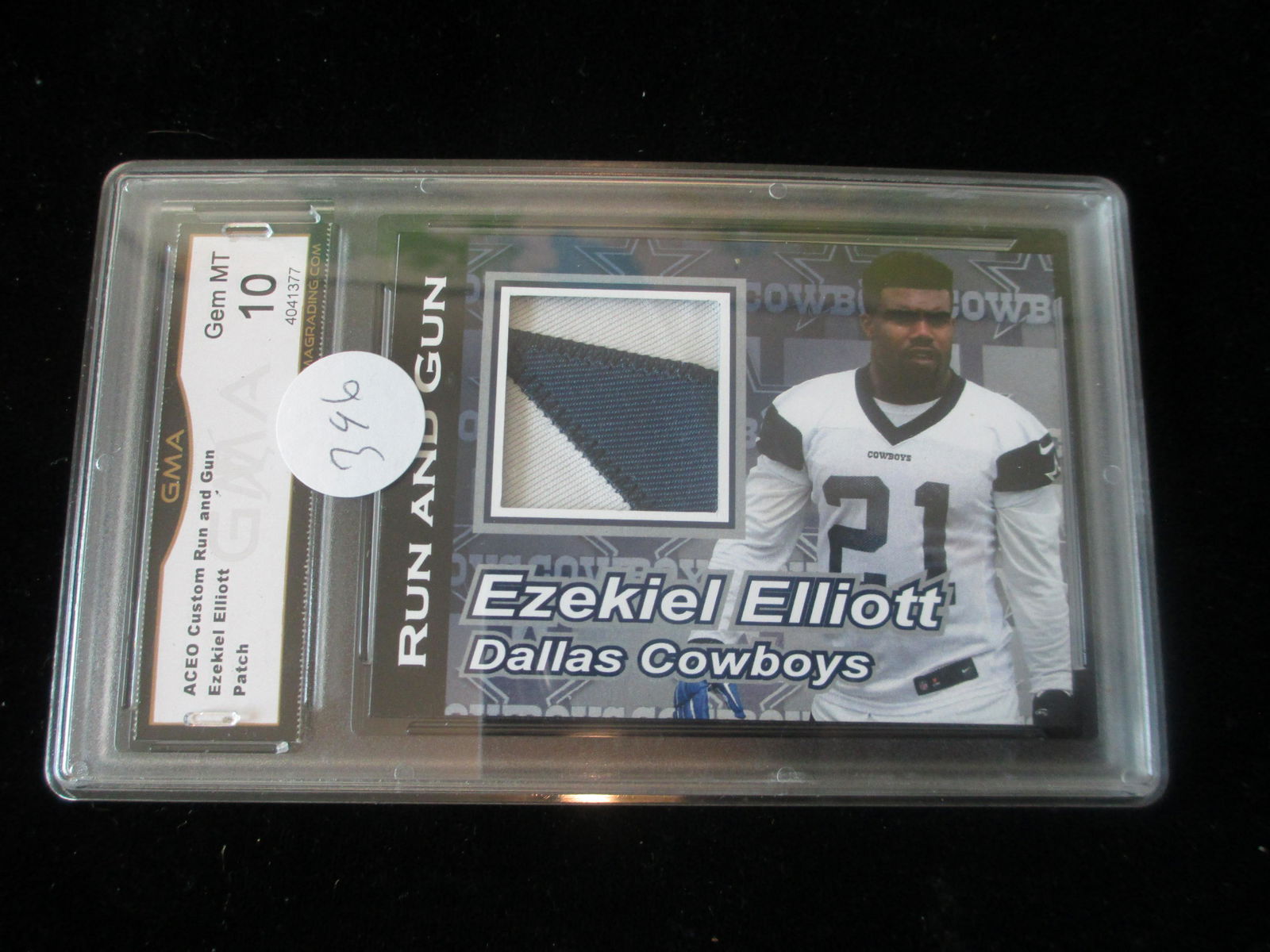 gma graded ezekiel elliot patch card mint 10 (1 of 1)