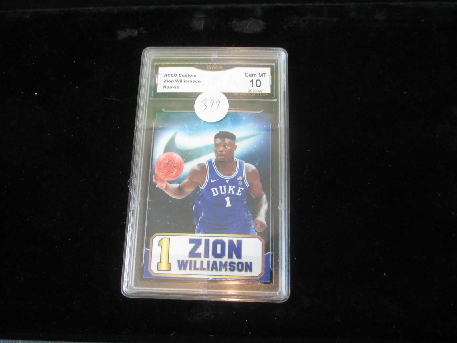 gma graded zion williamson rookie card mint 10 (1 of 1)