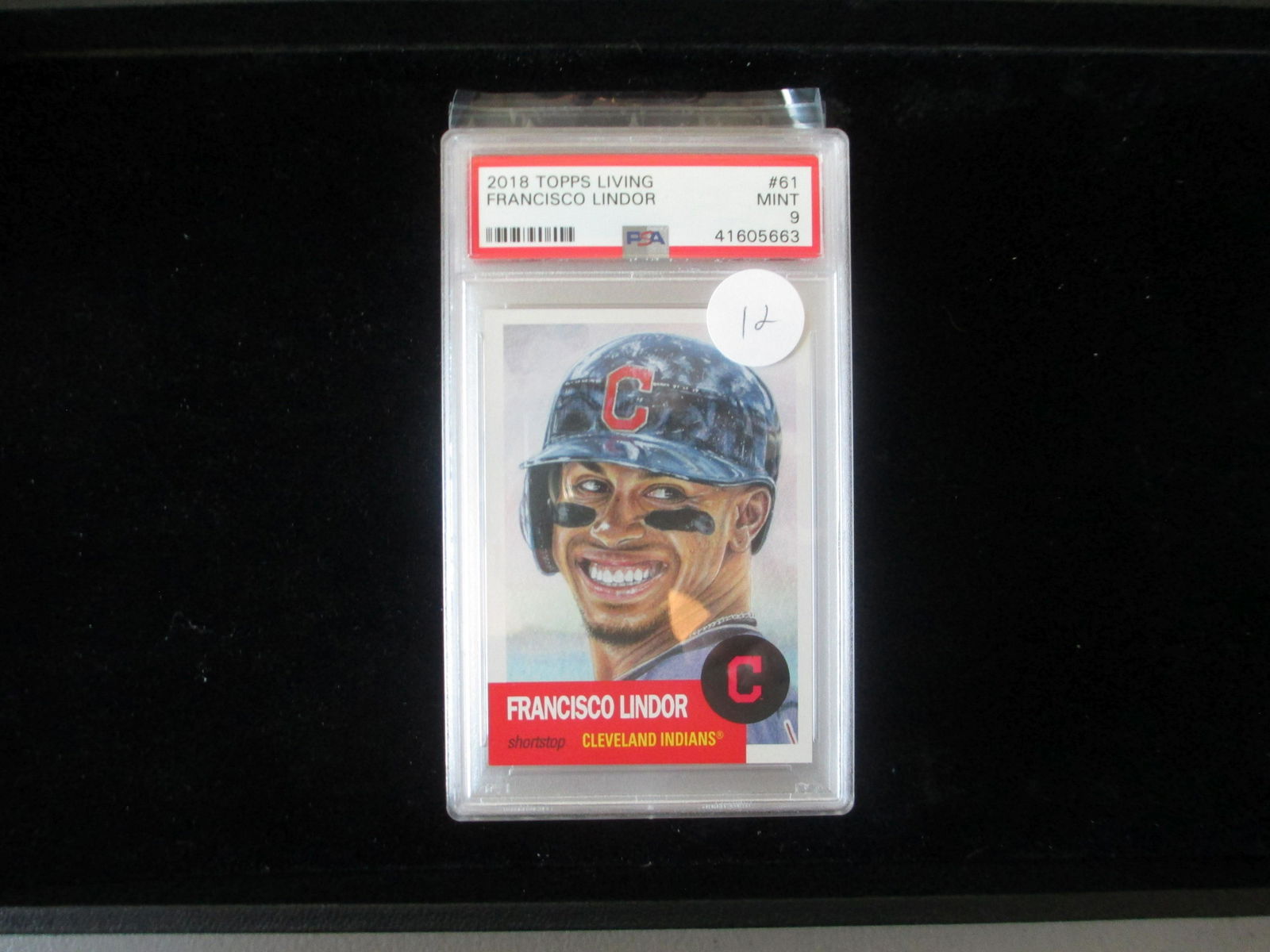 psa graded 2018 francisco lindor mint 9 (1 of 1)
