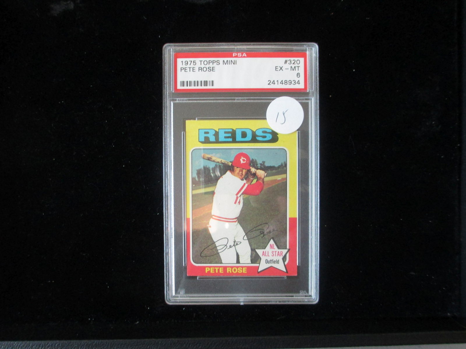 psa graded 1975 pete rose mint 6 (1 of 1)