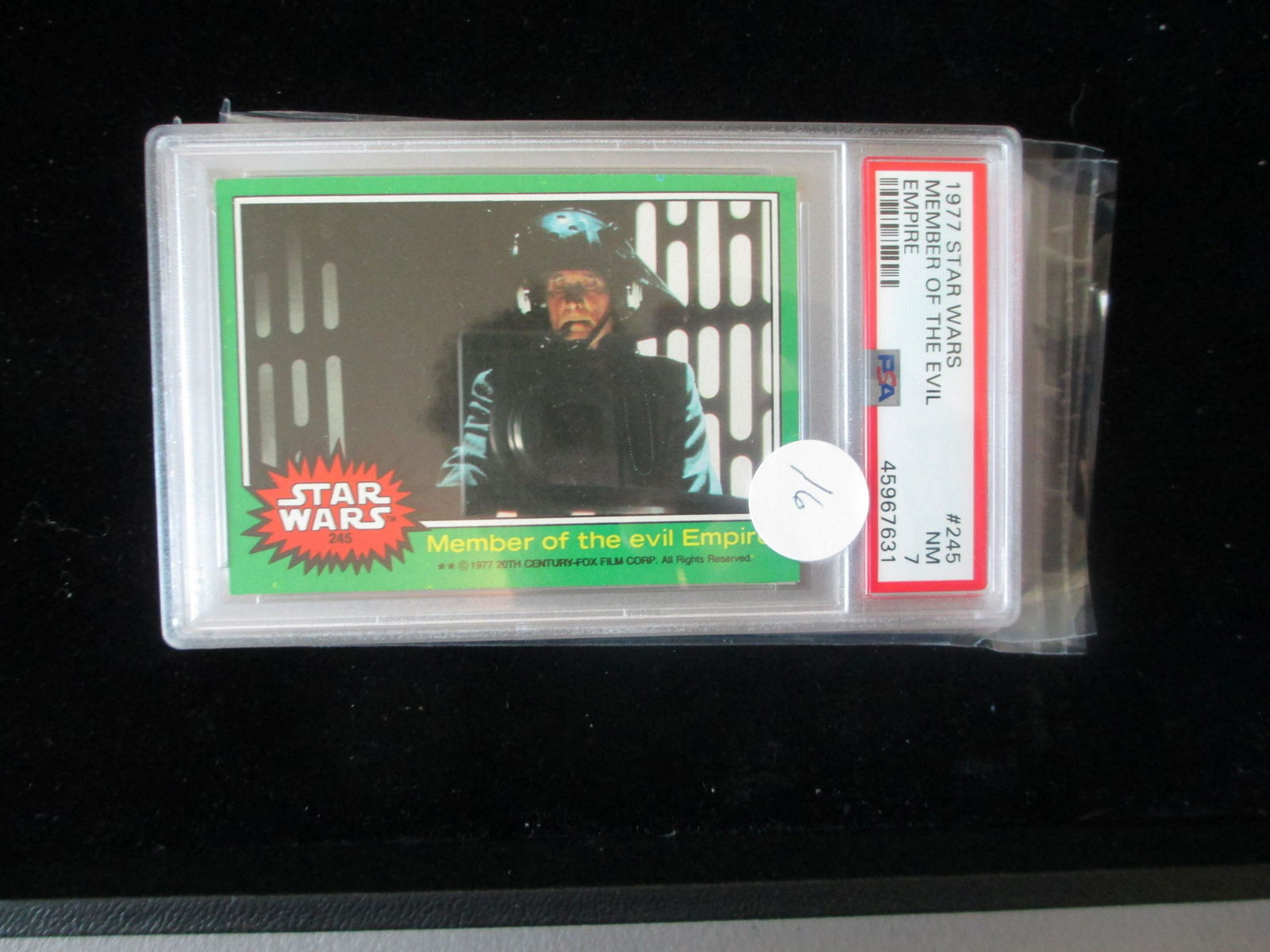 psa graded 1977 star wars the evil empire mint 7 (1 of 1)