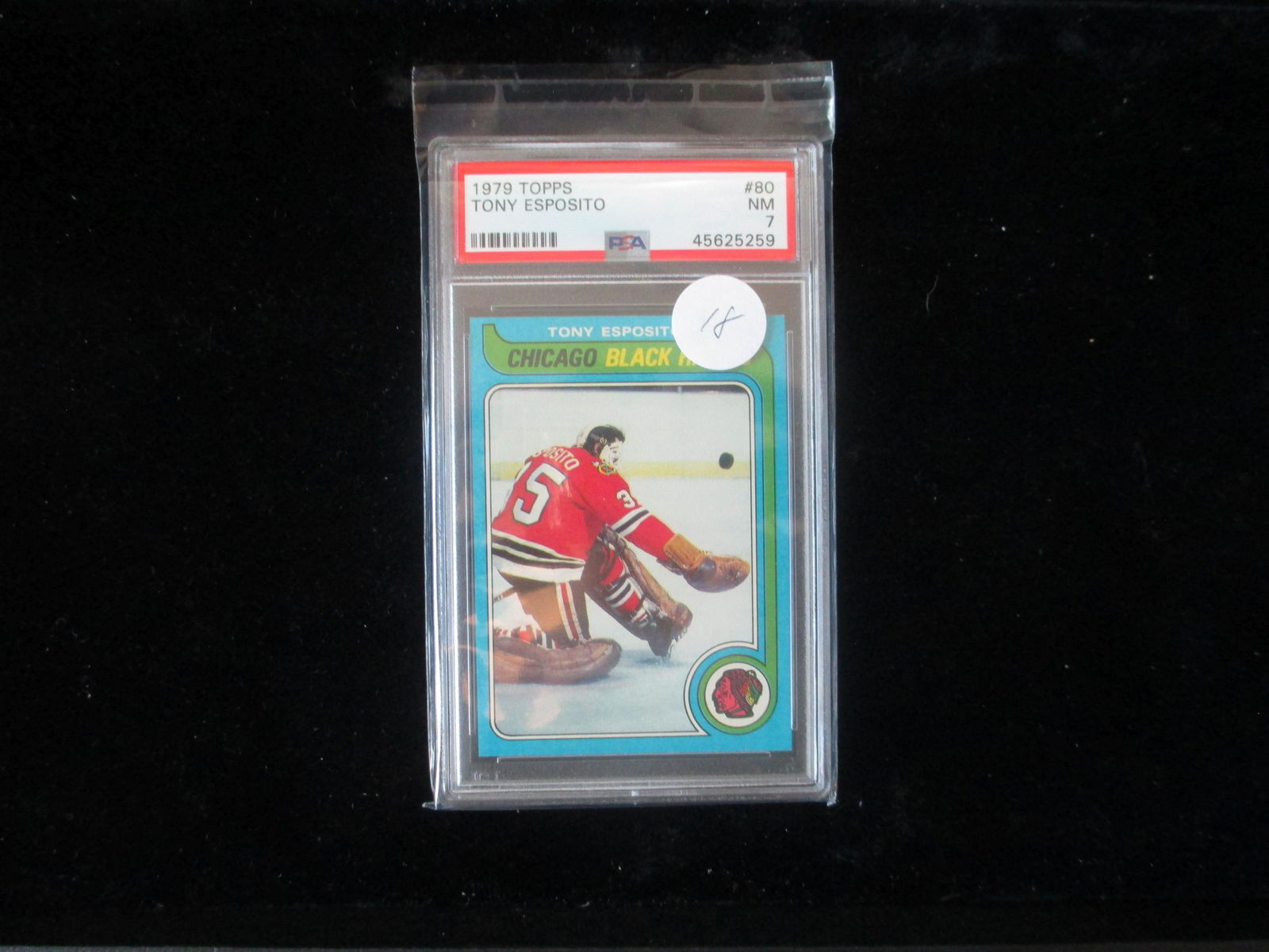 psa graded 1979 topps tony esposito mint 7 (1 of 1)