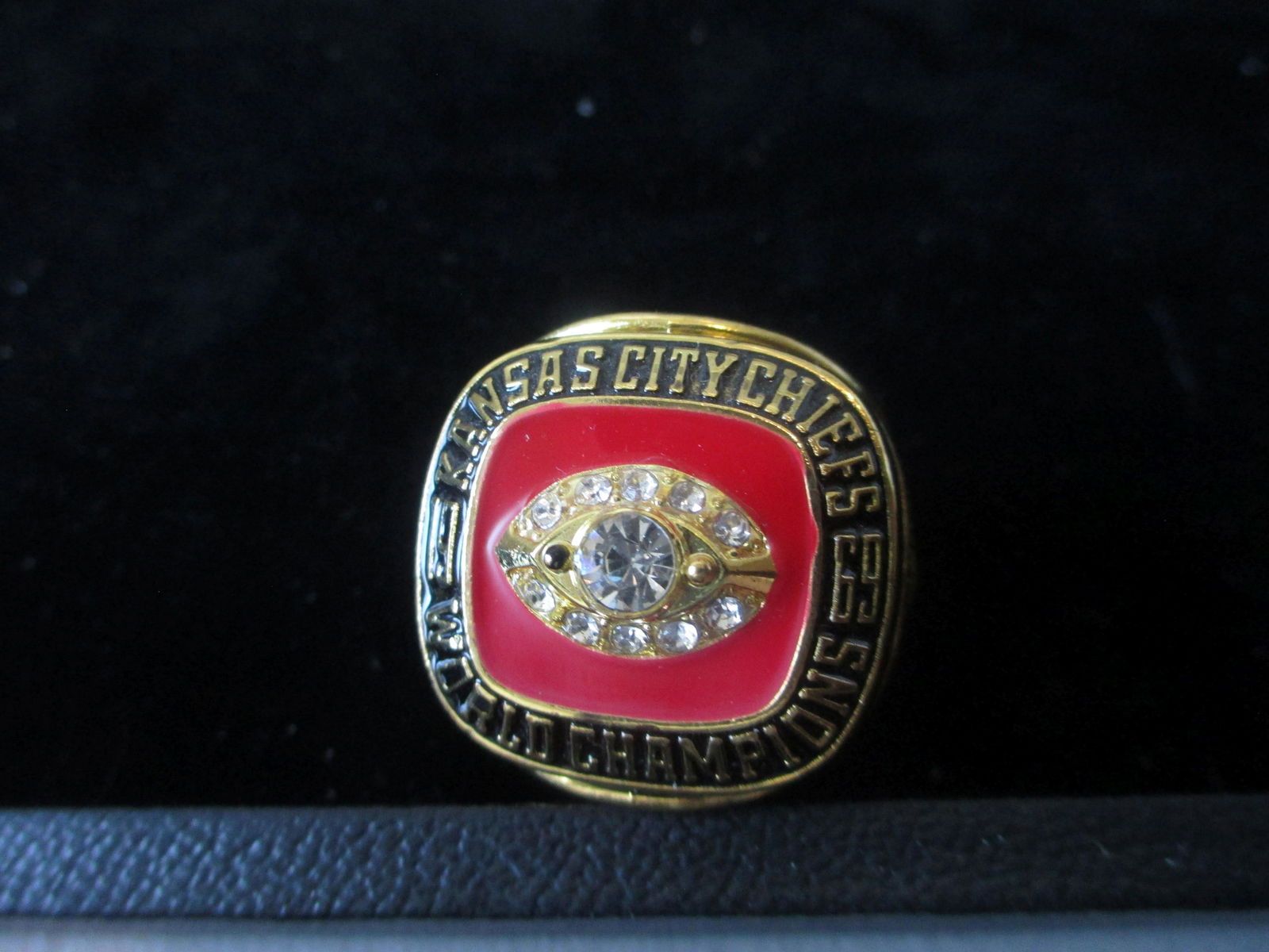 kansas city chiefs novelty championship ring: novelty