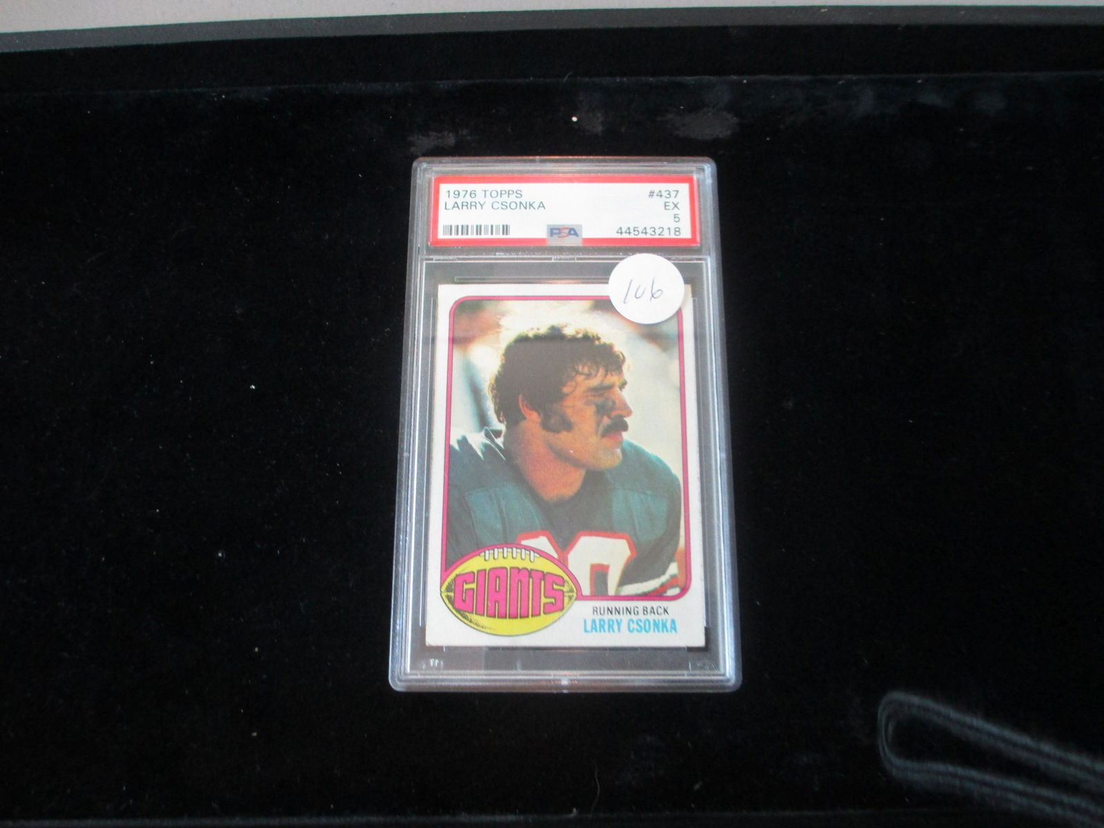 psa graded 1976 larry csonka mint 5 (1 of 1)