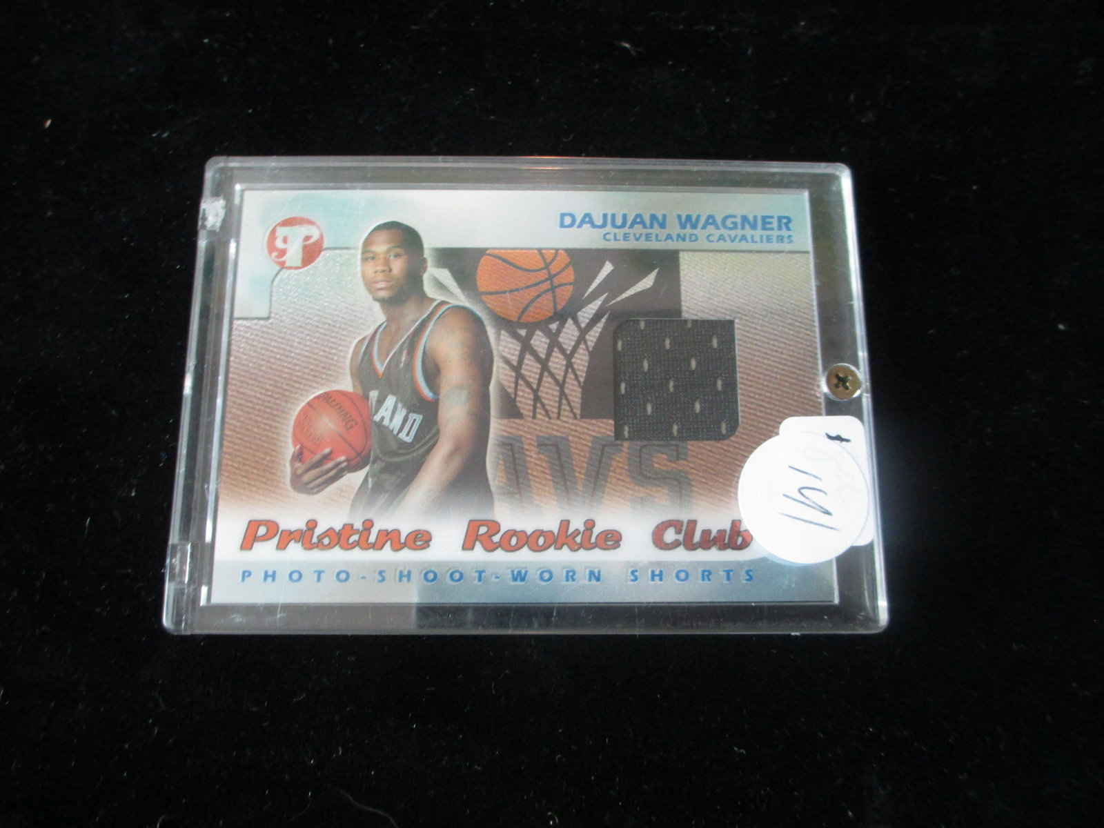 dajuan wagner jersey card: in hard plastic screwdown holder