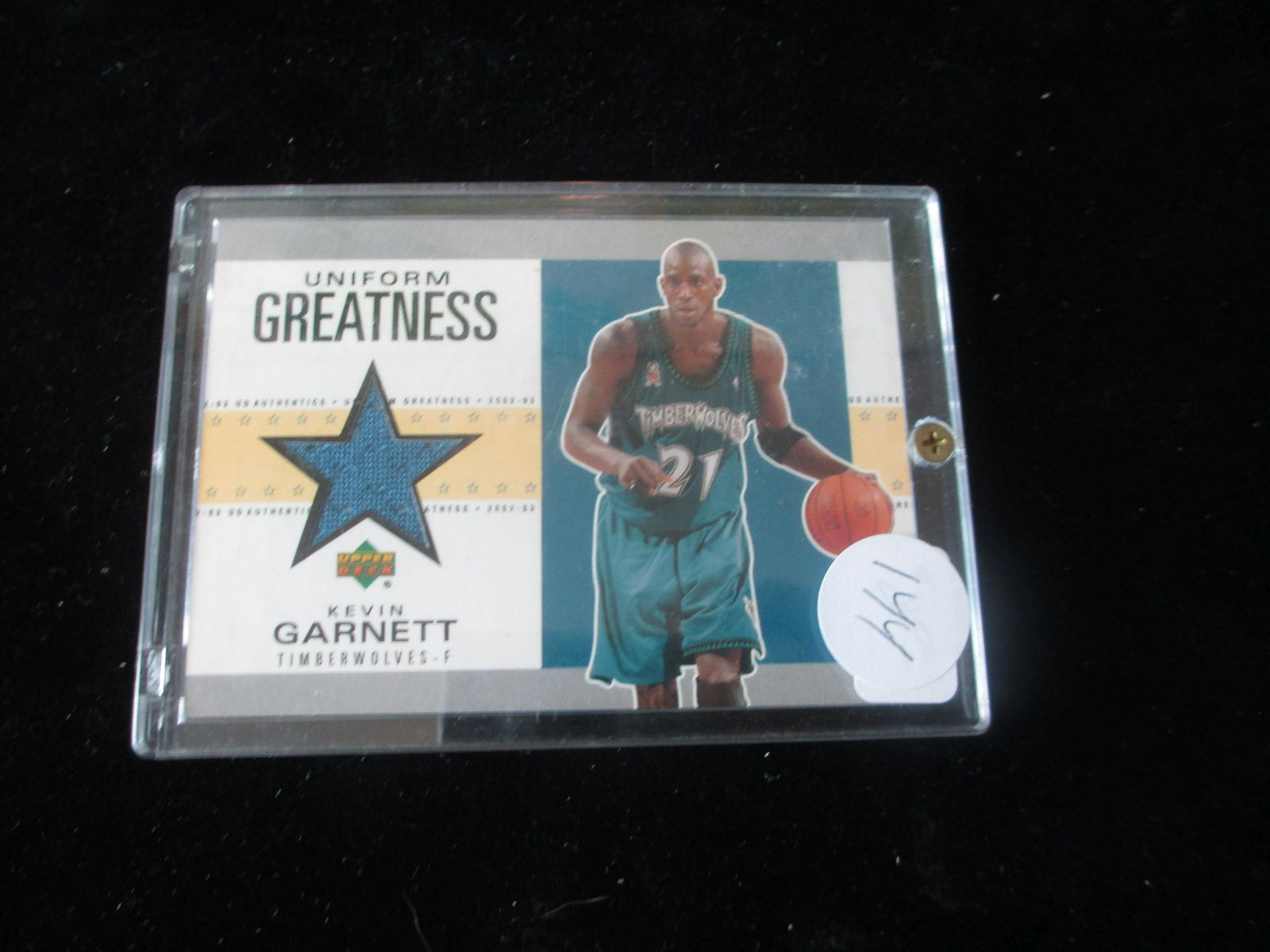 kevin garnett jersey card (1 of 1)