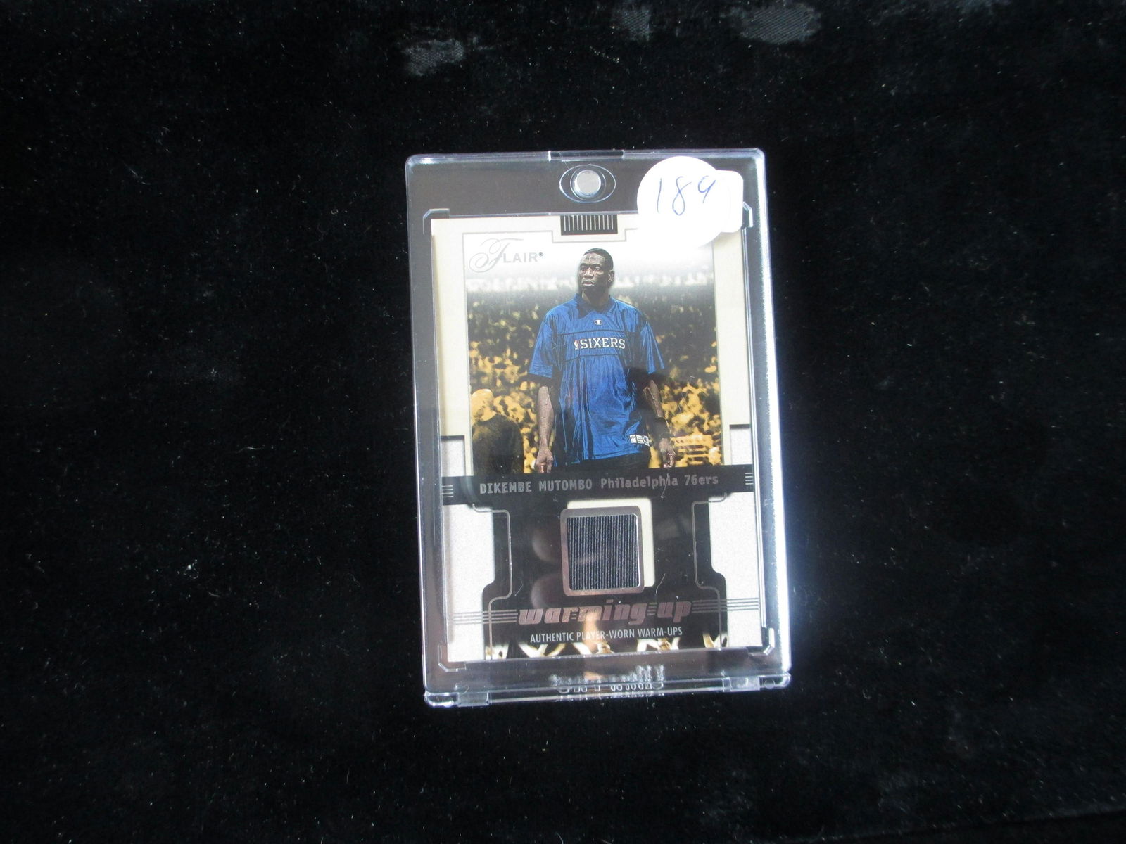 dikembe mutombo jersey card (1 of 1)