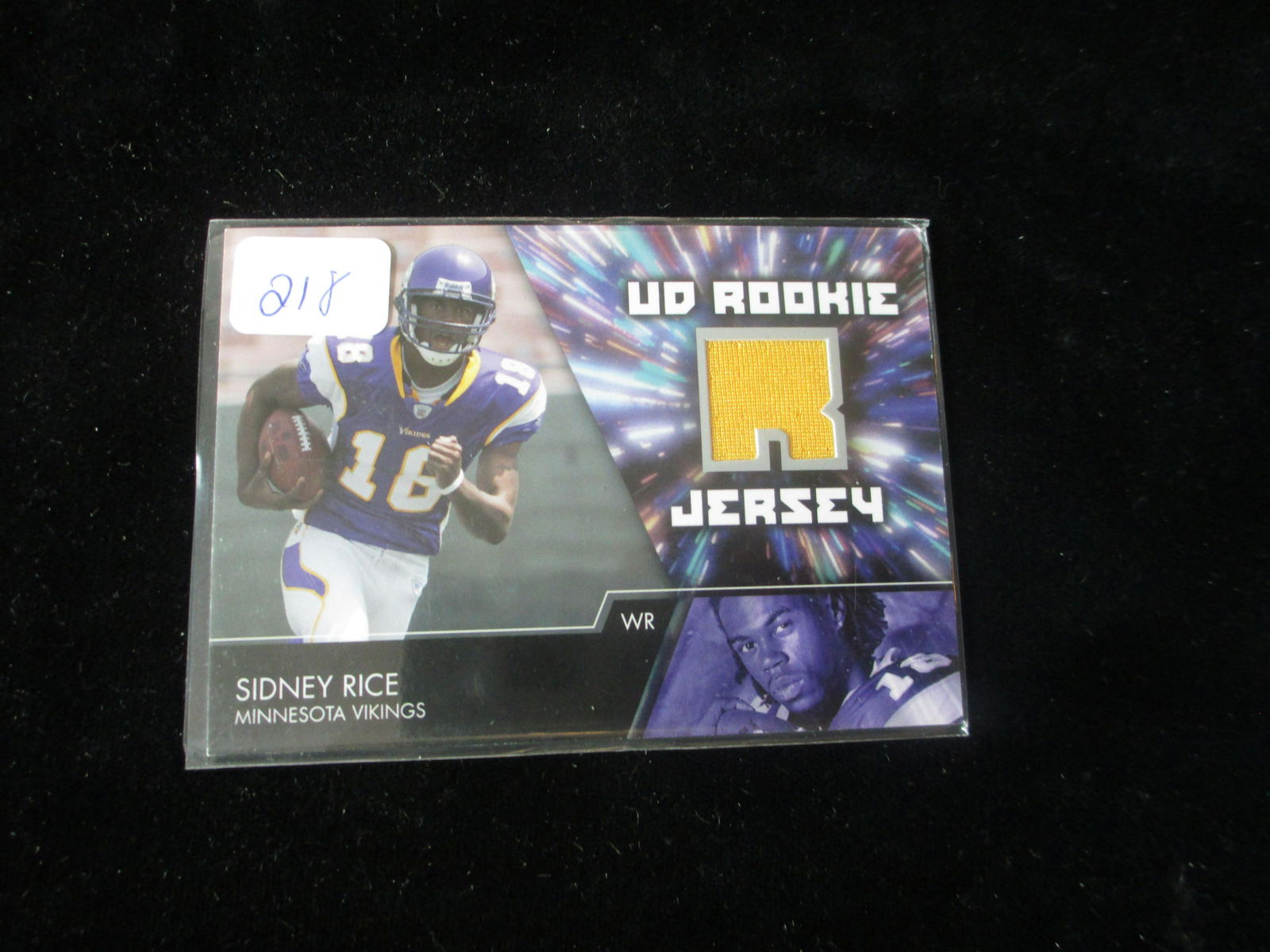 sidney rice jersey card (1 of 1)