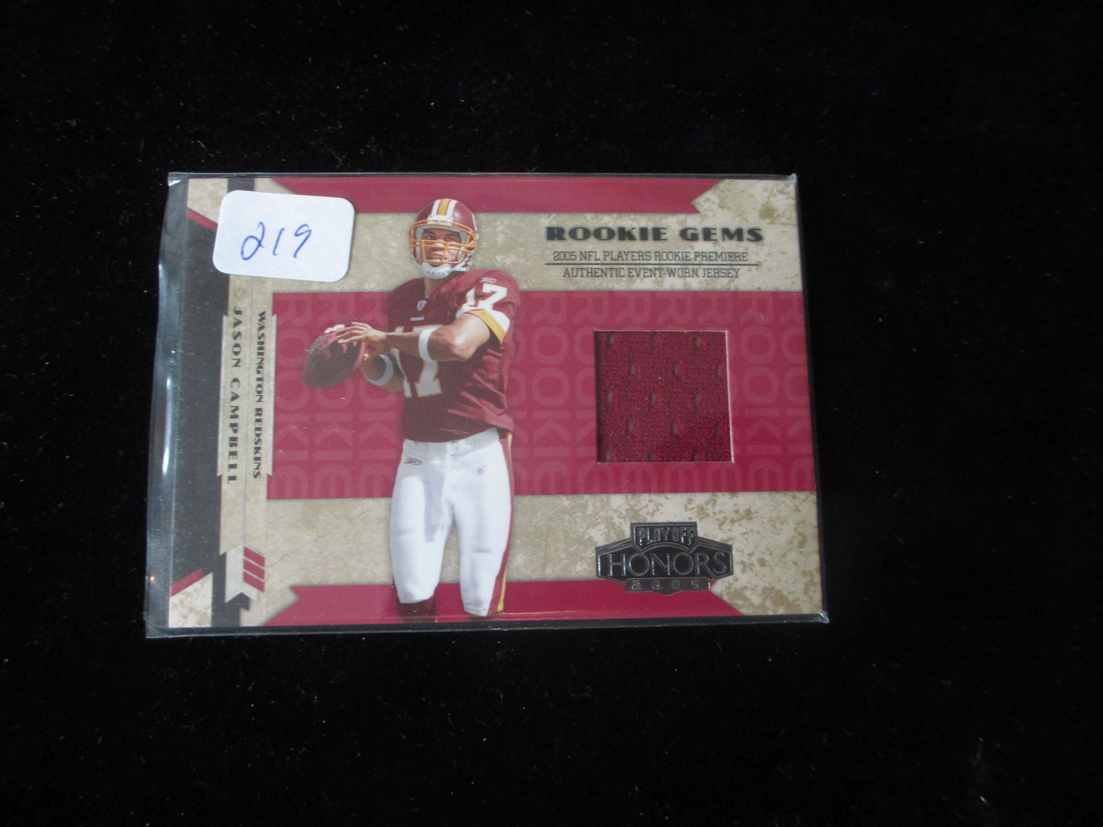 jason campbell jersey card numbered 182/750 (1 of 1)