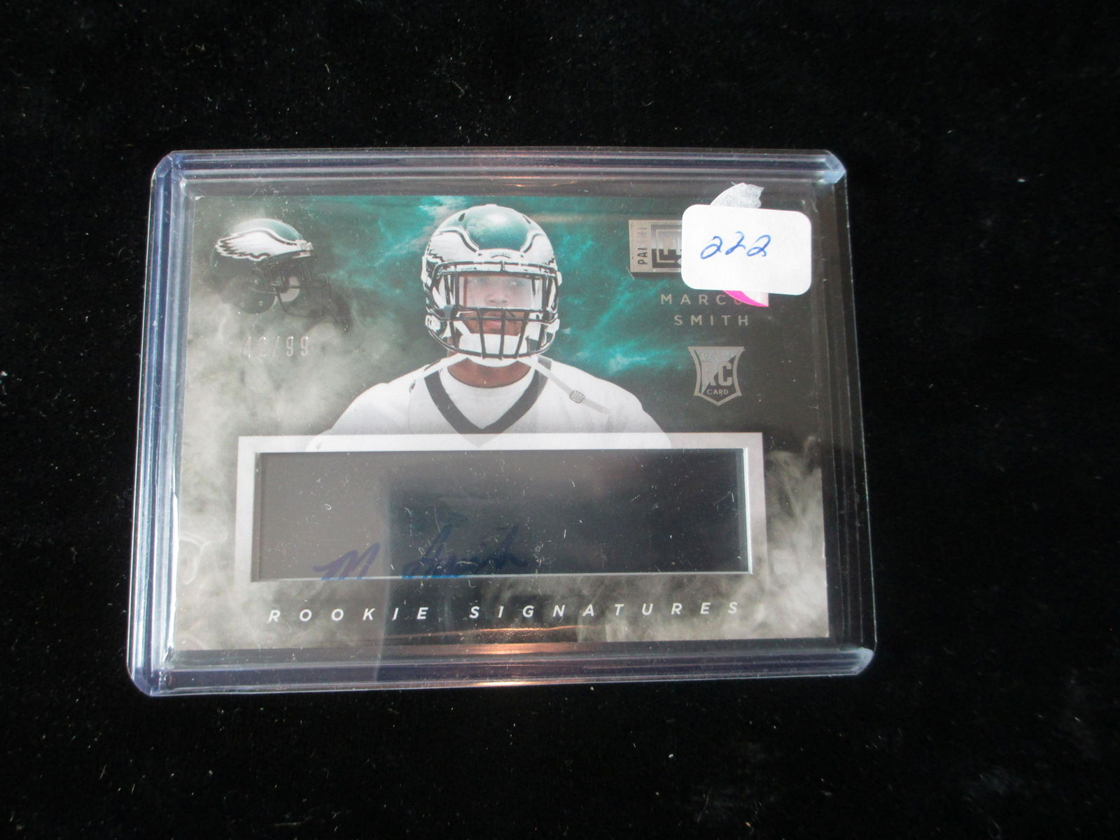 marc smith signature card numbered 42/99 (1 of 1)