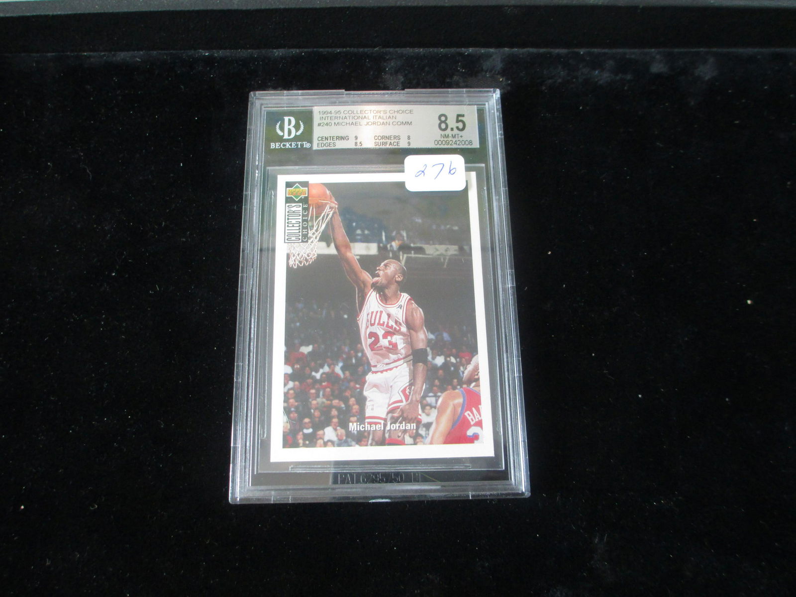 beckett graded michael jordan mint 8.5 (1 of 1)