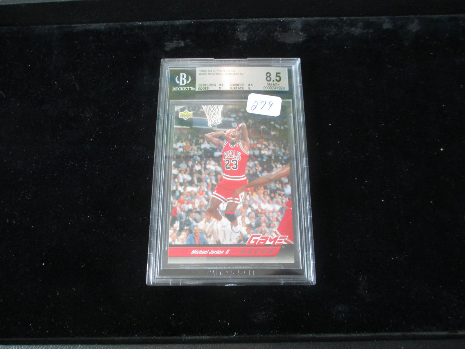 beckett graded michael jordan mint 8.5 (1 of 1)