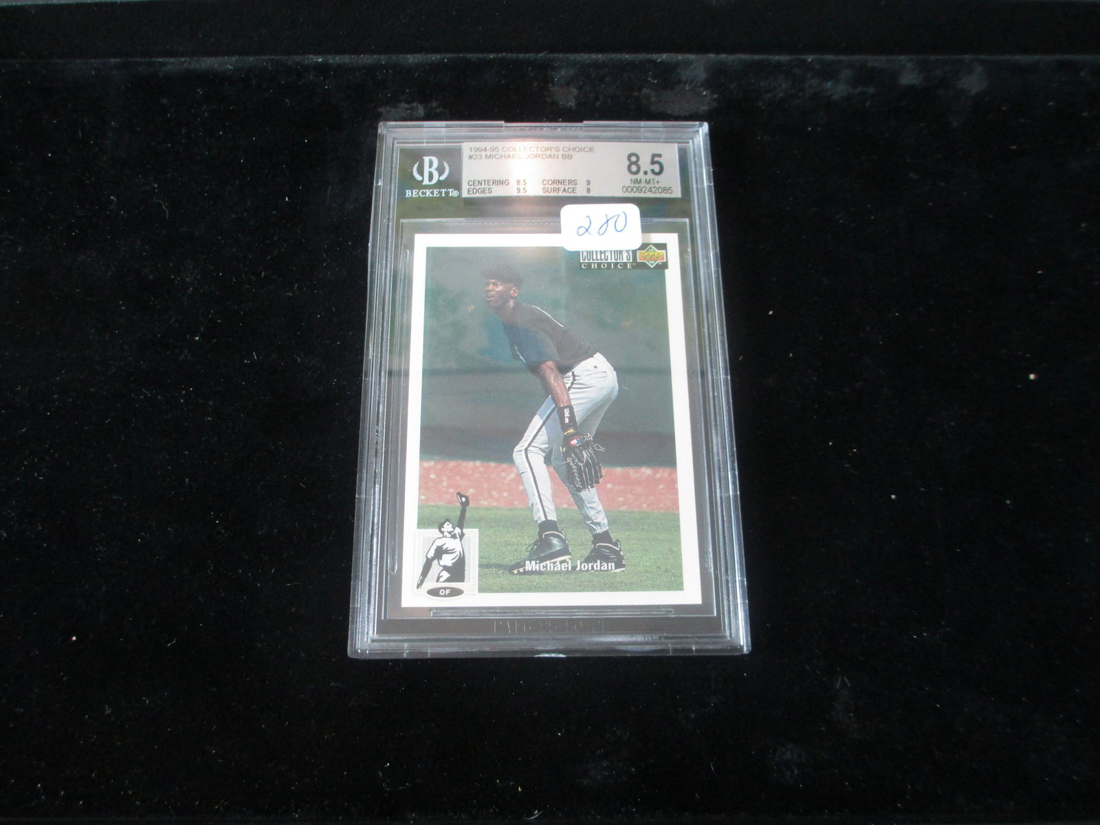 beckett graded michael jordan mint 8.5 (1 of 1)