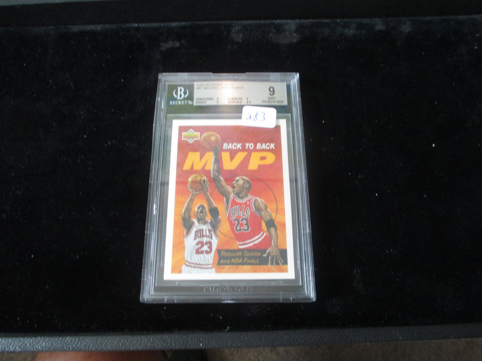 beckett graded michael jordan mint 9 (1 of 1)