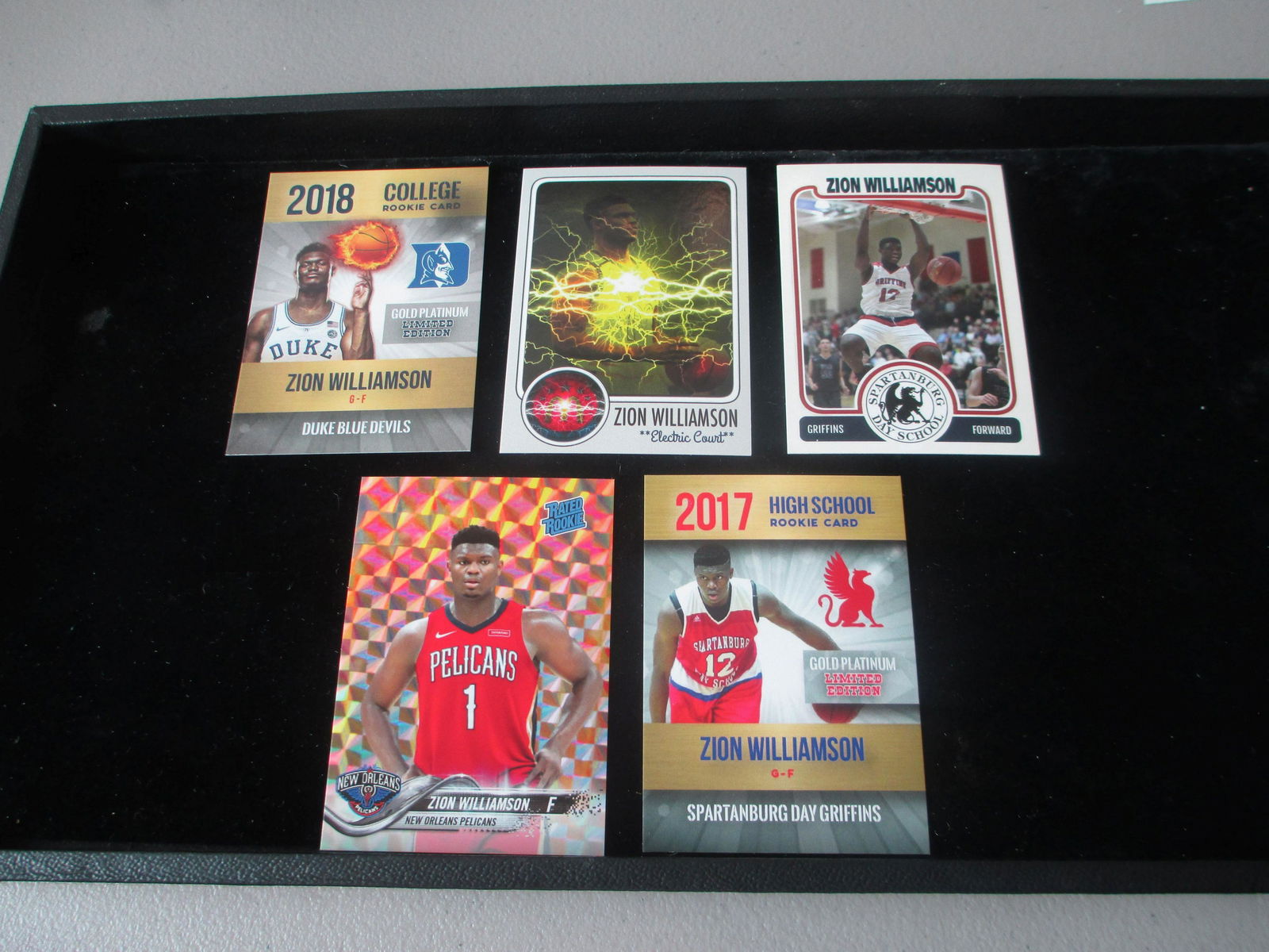 lot of 5 zion williamson card (1 of 1)