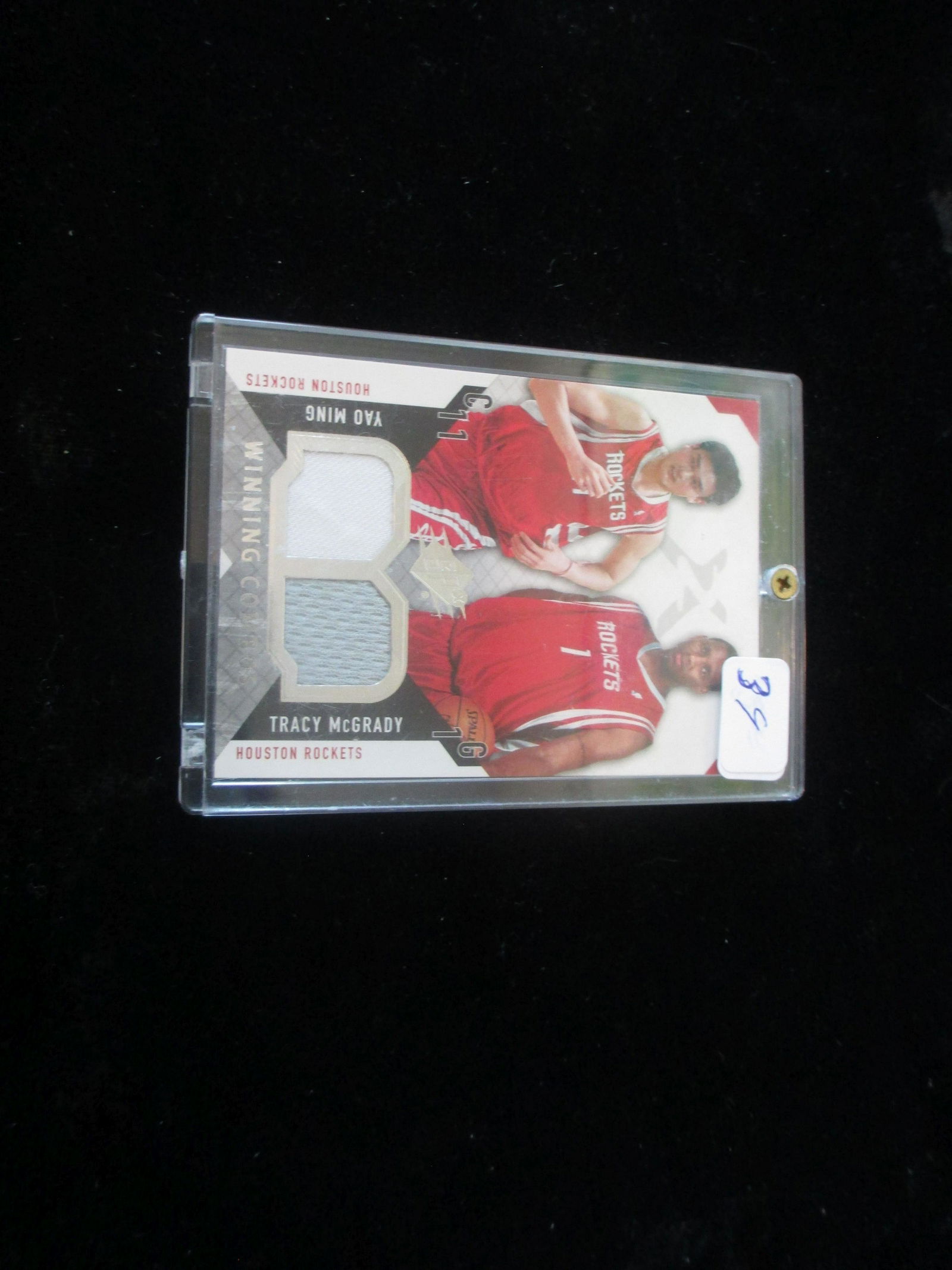 yao ming/traey mcgrady double jersey card (1 of 1)