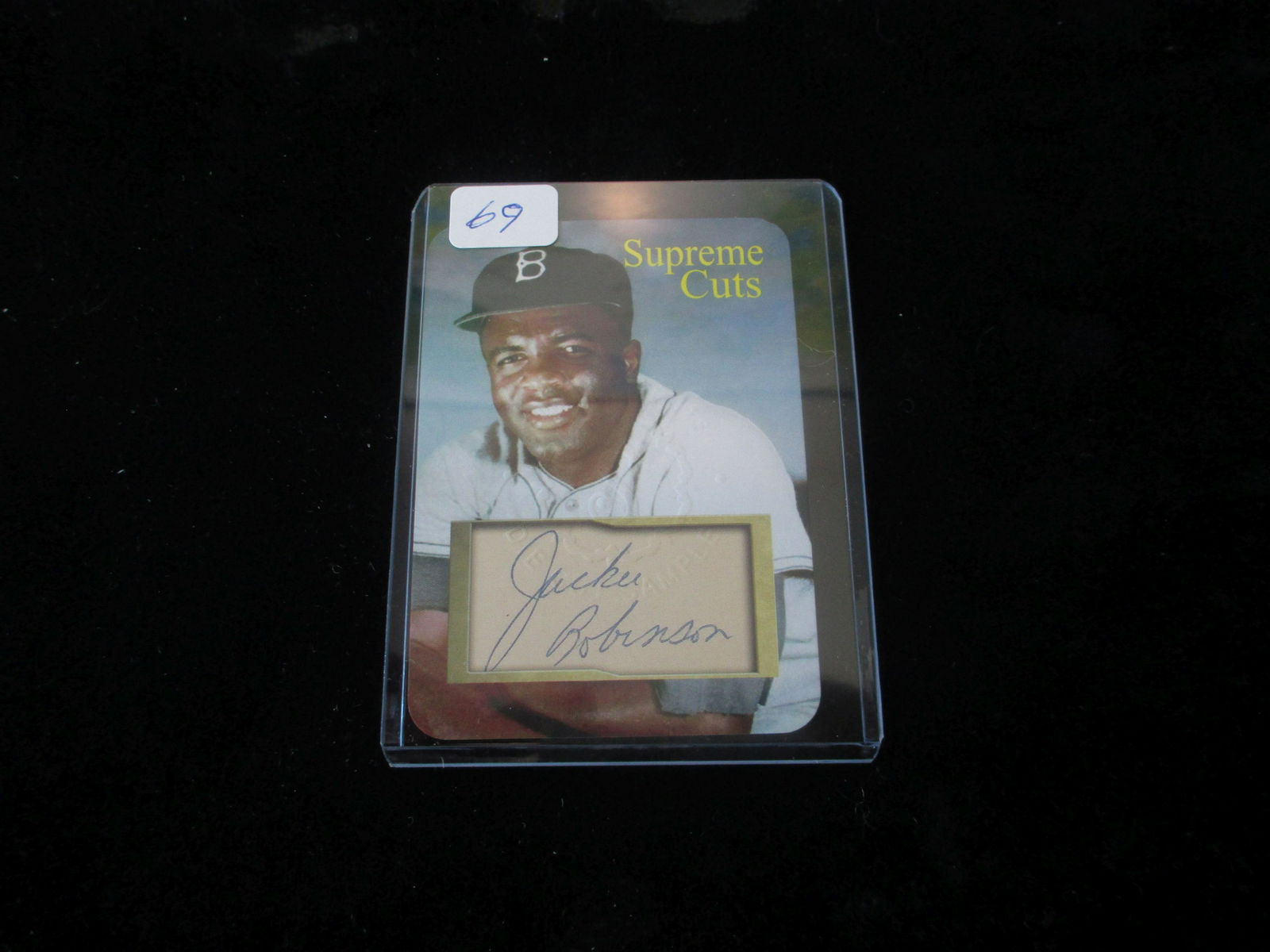 jackie robinson facsimile autograph (1 of 1)