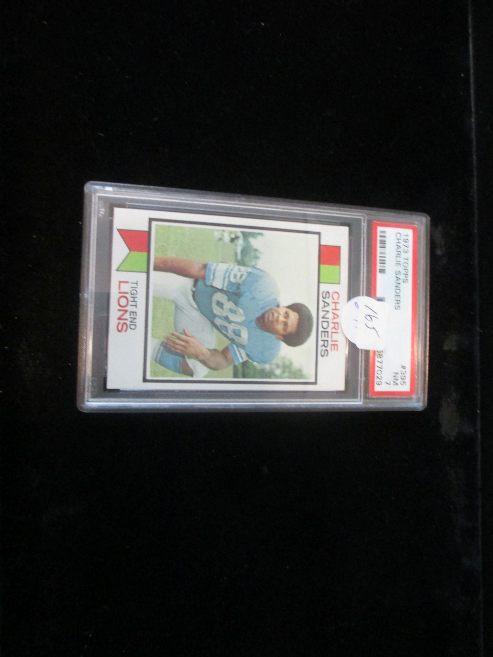 psa graded 1973 charlie sanders mint 7 (1 of 1)