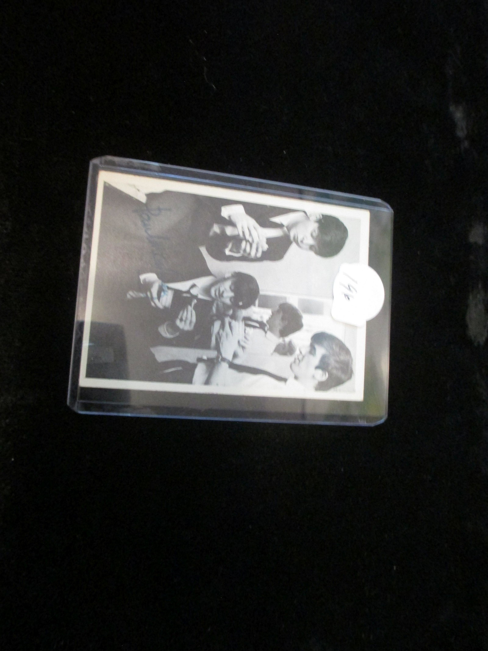 vintage beatles card paul mccartney: in top loaded sleeve