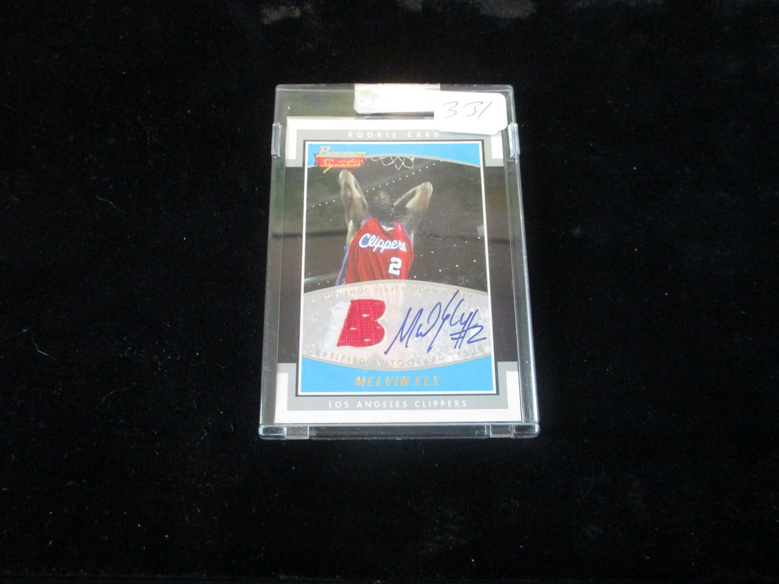 melvin ely signature and jersey card (1 of 1)