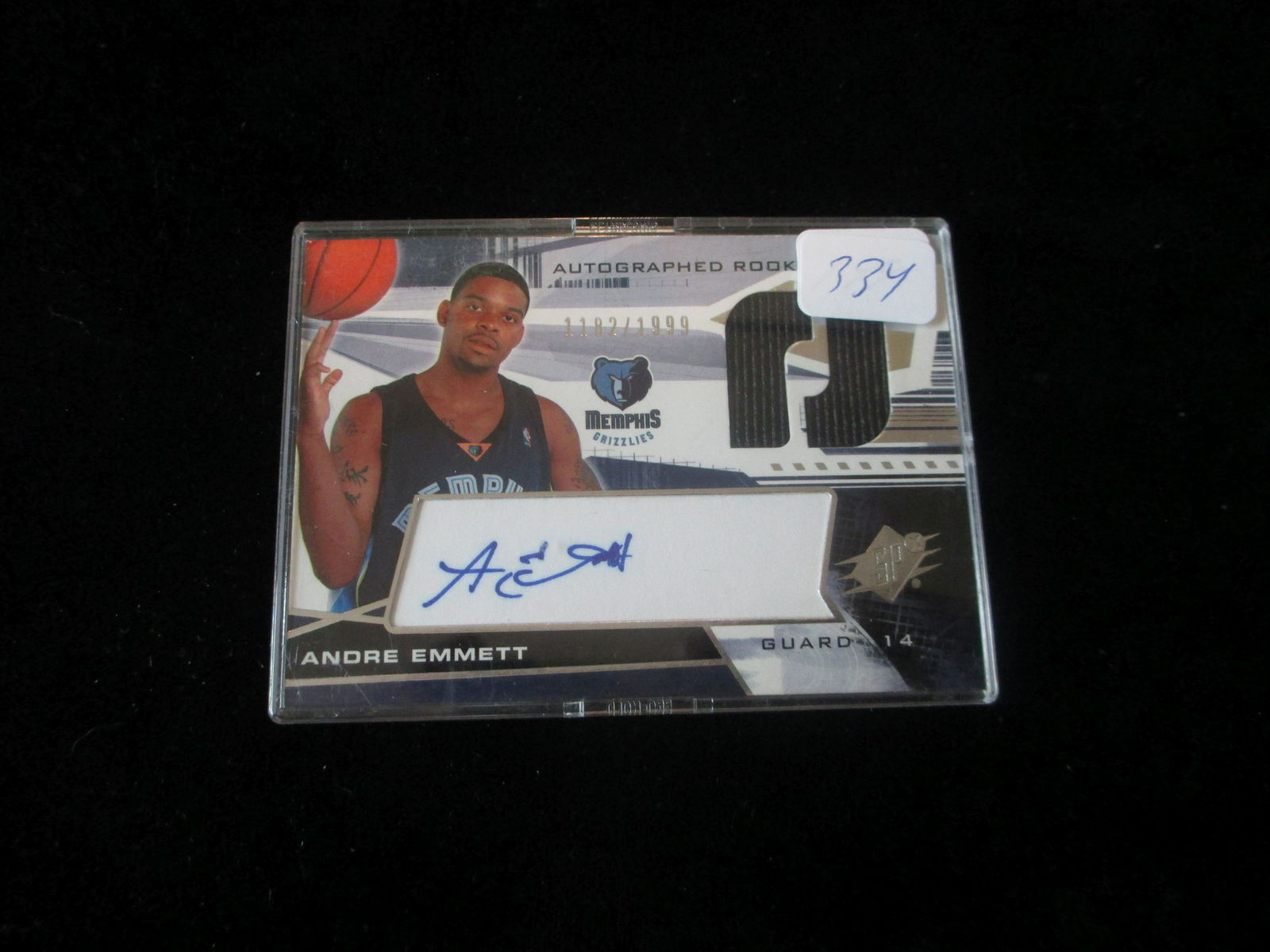 andre emmett signature and jersey card (1 of 1)
