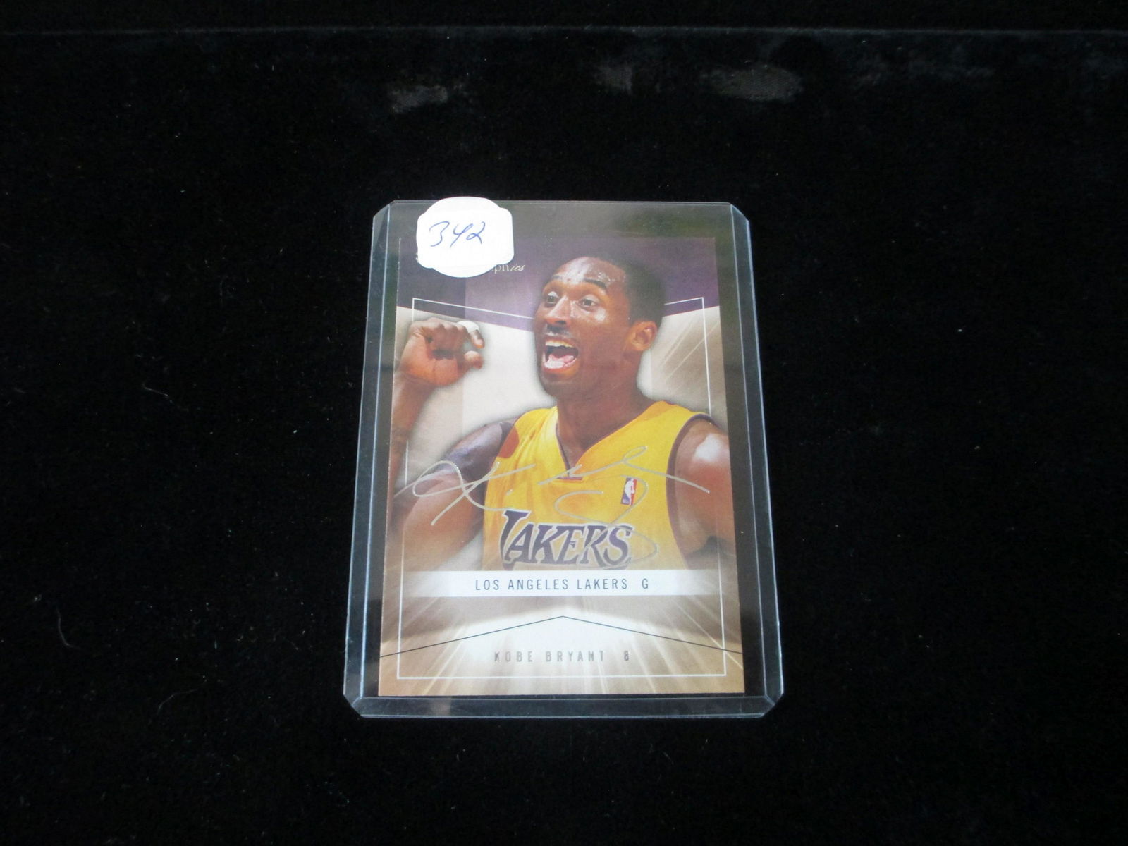 kobe bryant card silver signature (1 of 1)