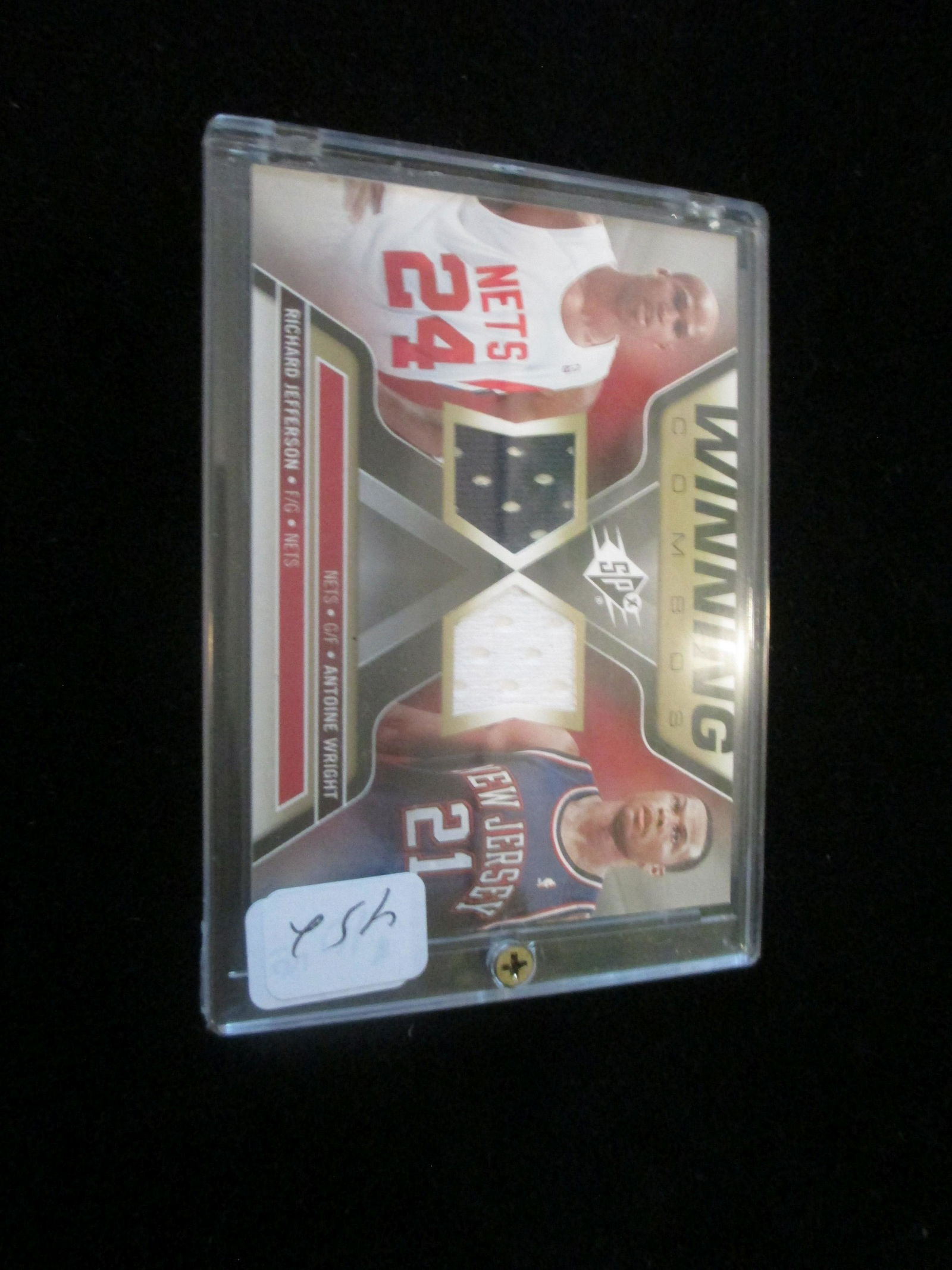 richard jefferson/antoine wright double jersey card (1 of 1)