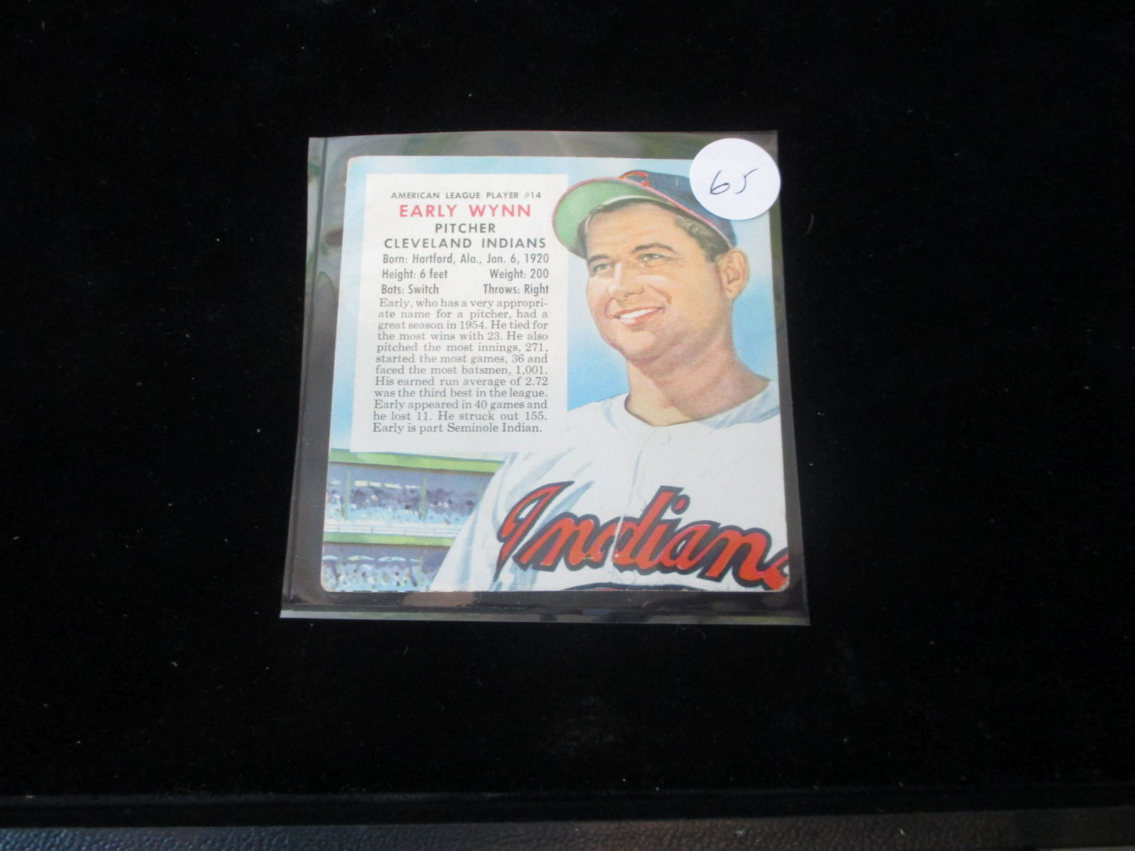 1955 redman early wynn (1 of 1)