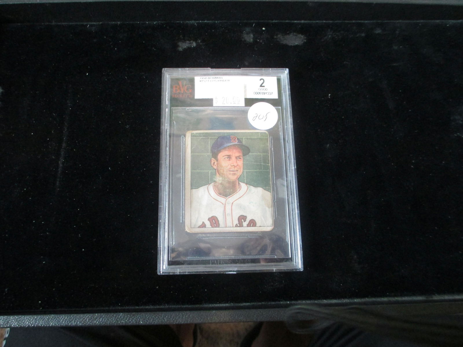 beckett graded 1950 ellis kinder mint 2 (1 of 1)