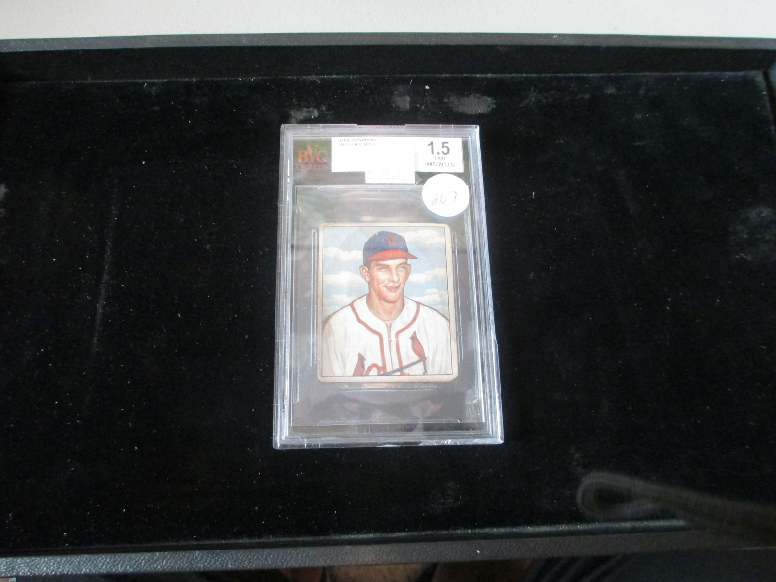 beckett graded 1950 del rice mint 1.5 (1 of 1)