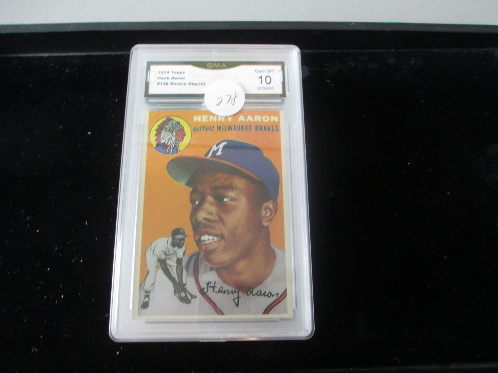 gma graded mint 10 reprint 1954 hank aaron mint 10 (1 of 1)