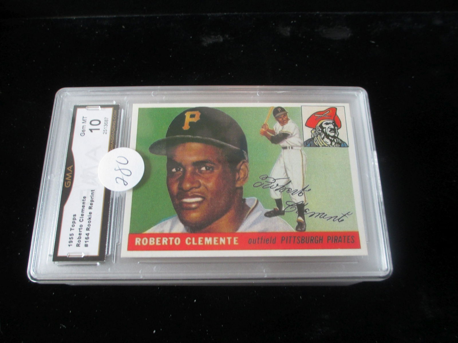 gma graded mint 10 reprint 1955 roberto clemente mint (1 of 1)