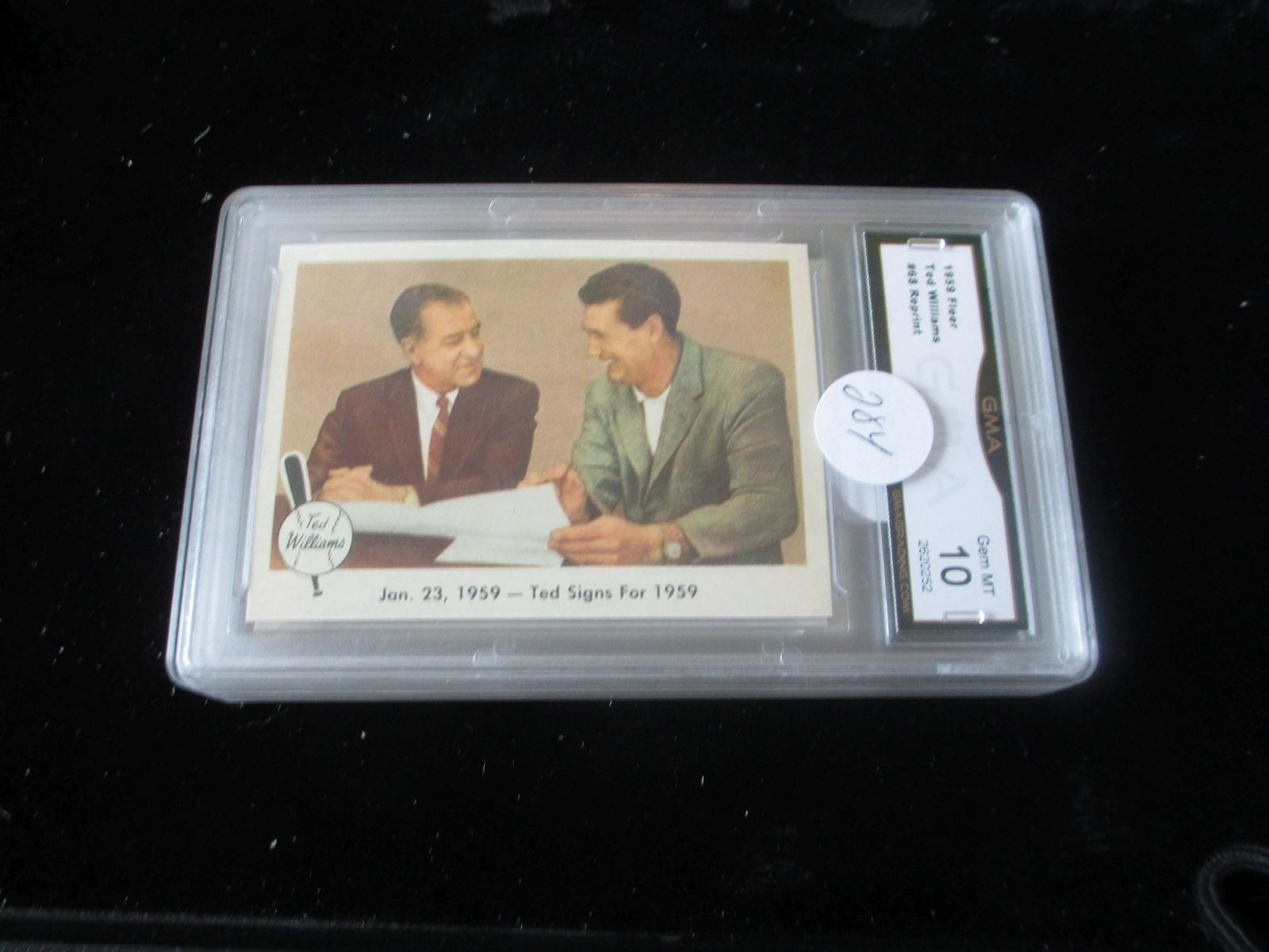 gma graded mint 10 reprint 1959 ted williams mint 10 (1 of 1)