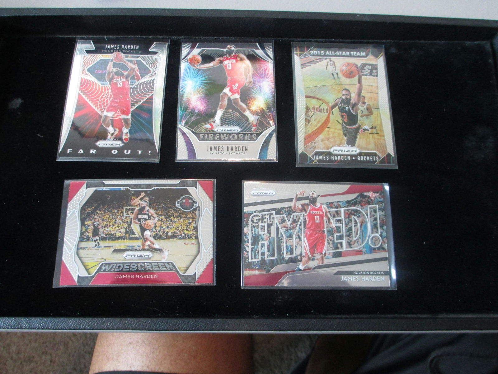 lot of 5 james harden cards (1 of 1)