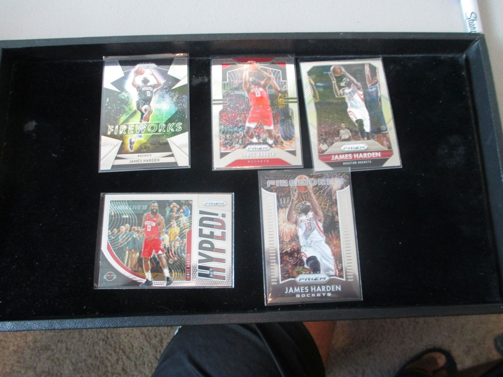 lot of 5 james harden cards (1 of 1)