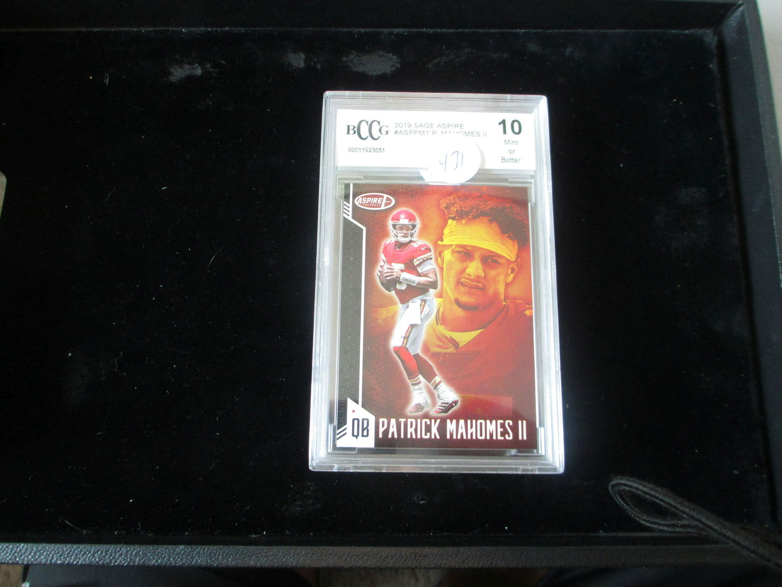 beckett graded 2019 patrick mahomes mint 10 (1 of 1)