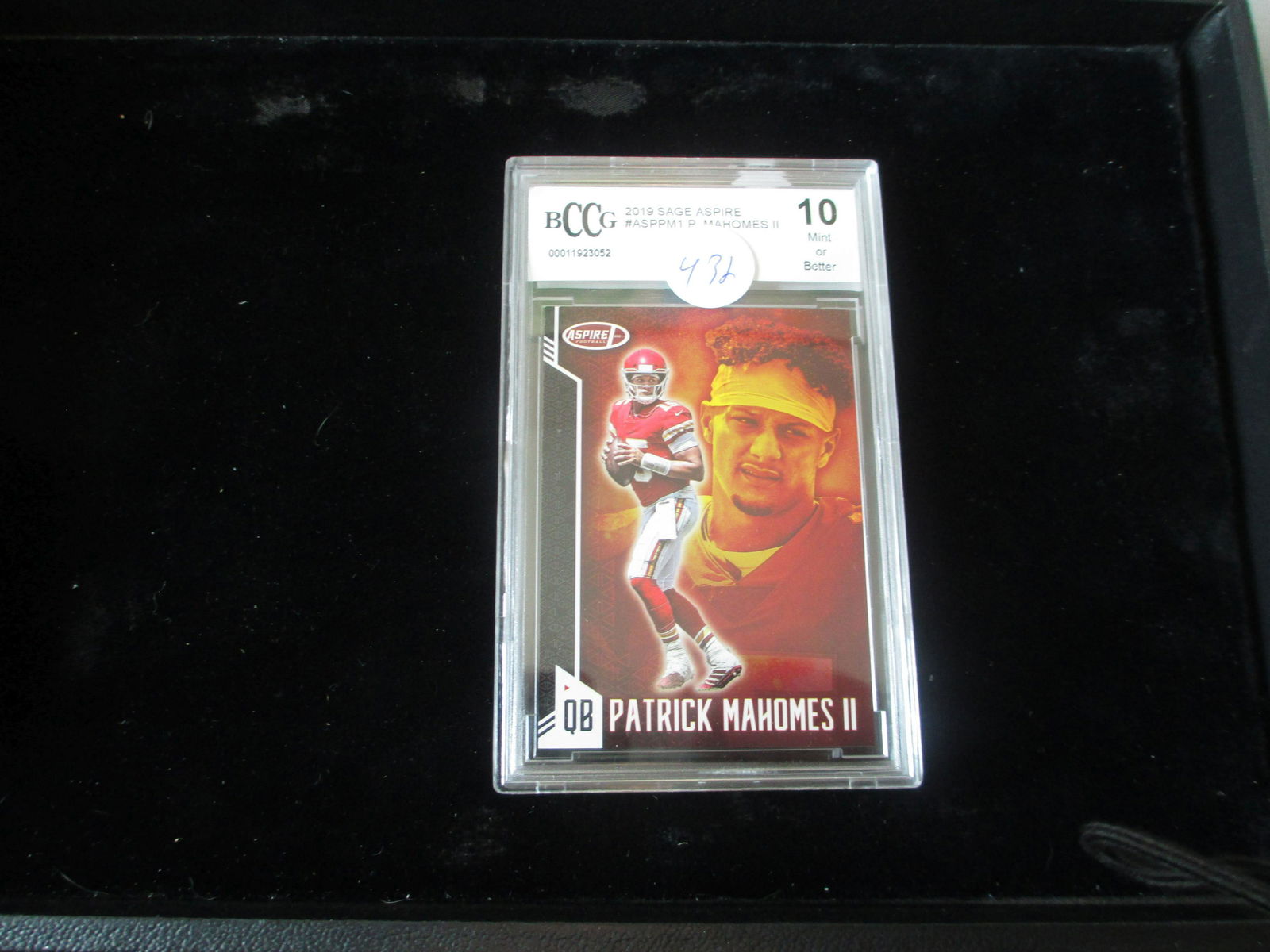 beckett graded 2019 patrick mahomes mint 10 (1 of 1)