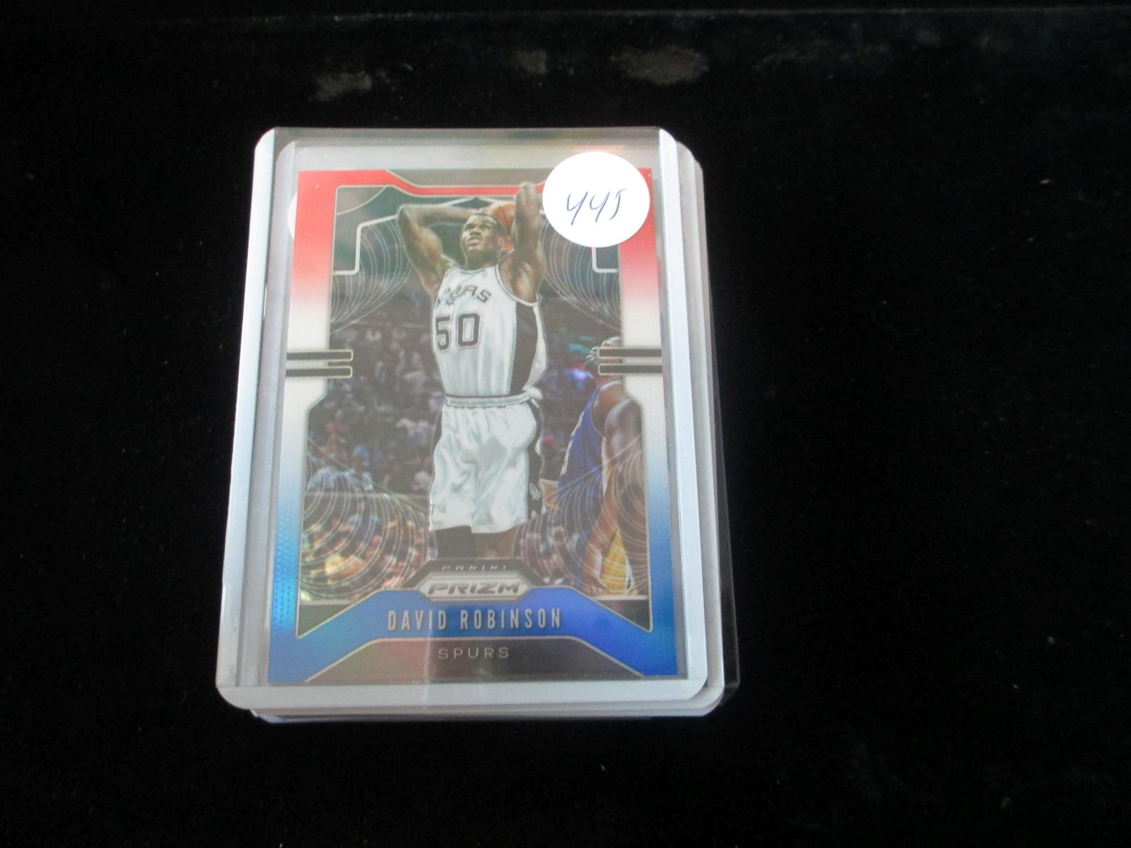 david robinson prizm: in top loaded sleeve