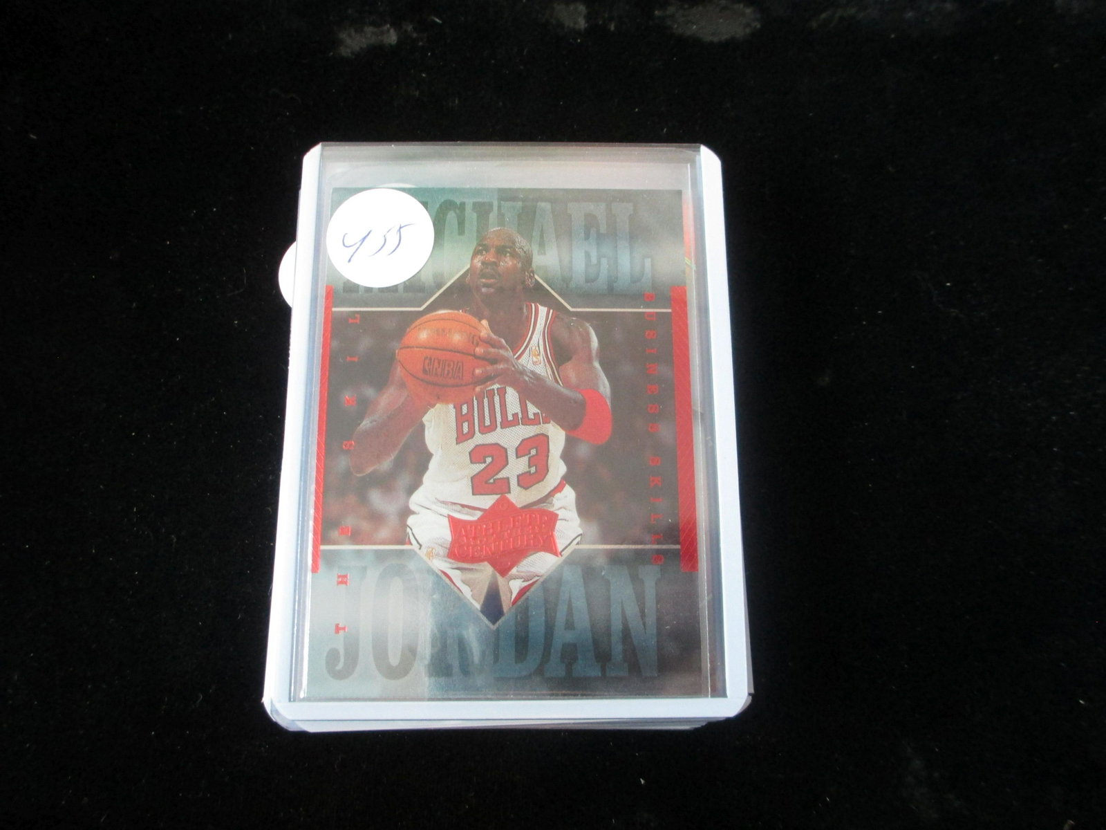 michael jordan card: in top loaded sleeve