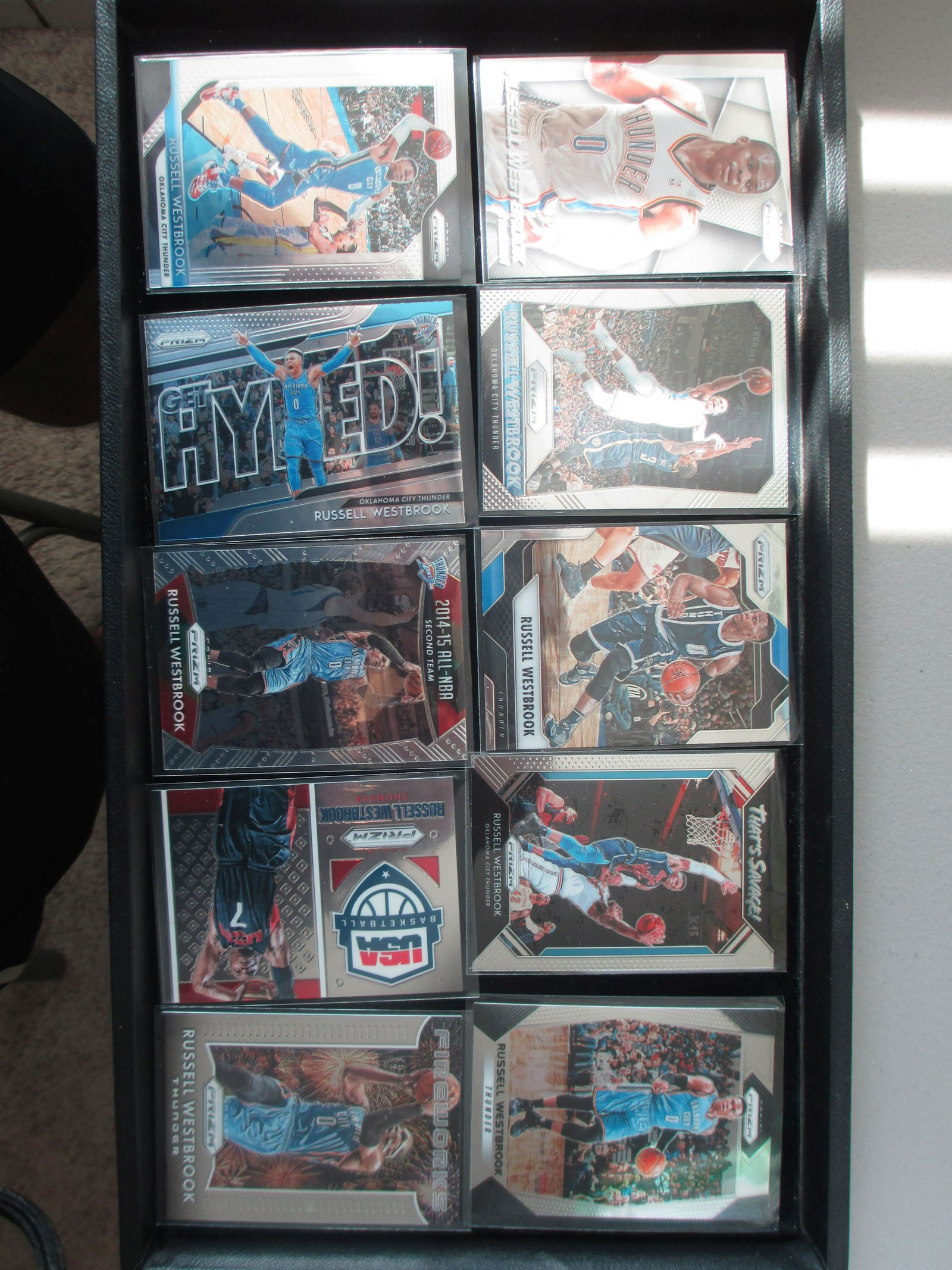 lot of 10 russell westbrook cards (1 of 1)