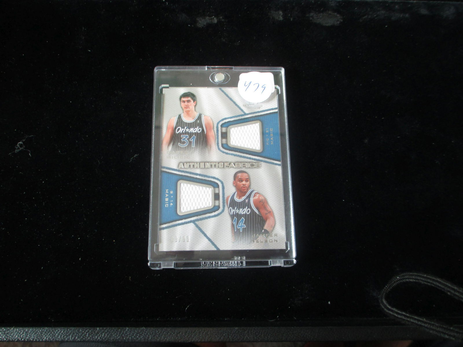 darko milicic/jameer nelson double jersey card #69/99 (1 of 1)