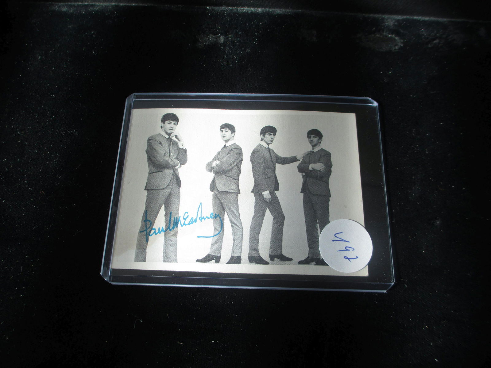 1964 beatles paul mccartney: in top loaded sleeve