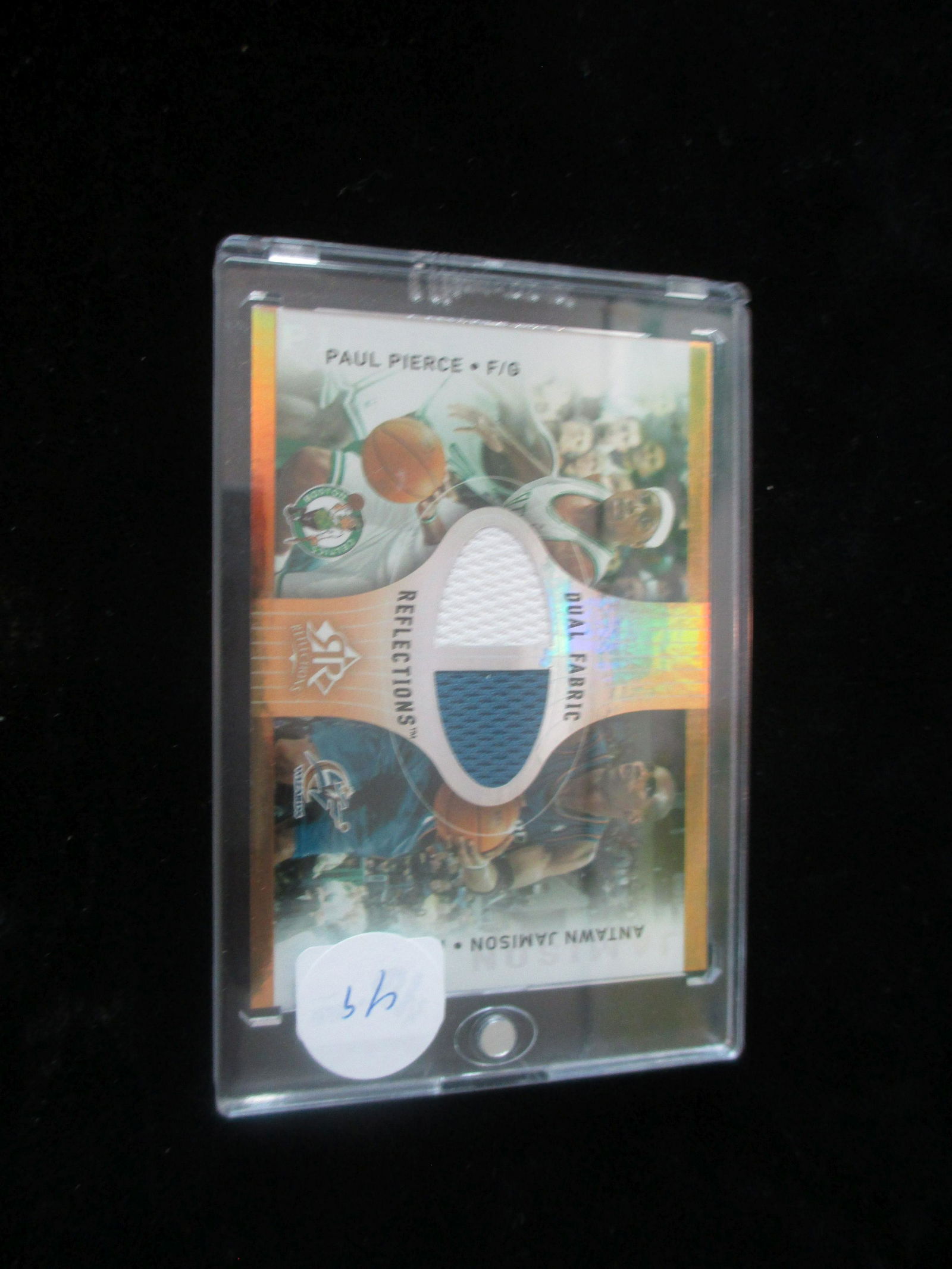 paul pierce/antawn jamison double jersey card #23/50 (1 of 1)