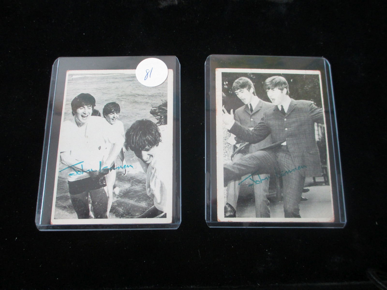 beatles card lot of 2 john lennon 1964 (1 of 1)