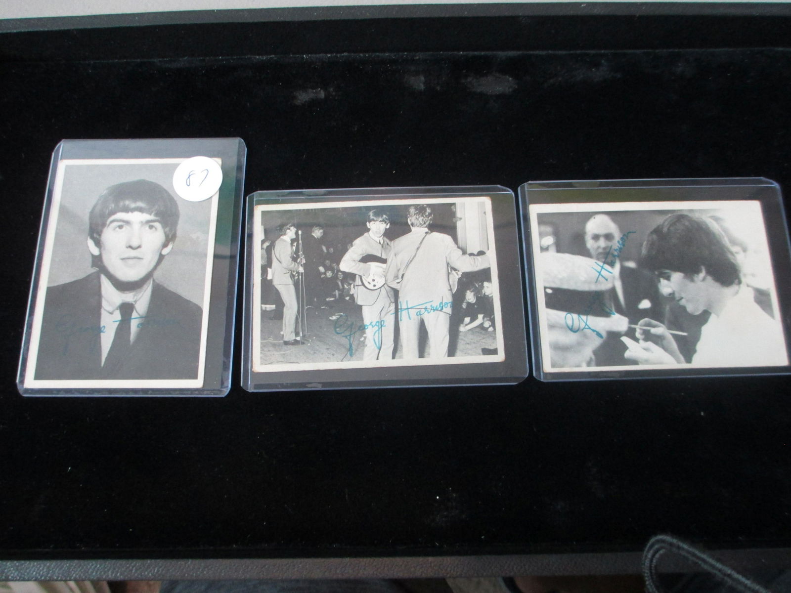 beatles card lot of 3 george harrison 1964 (1 of 1)