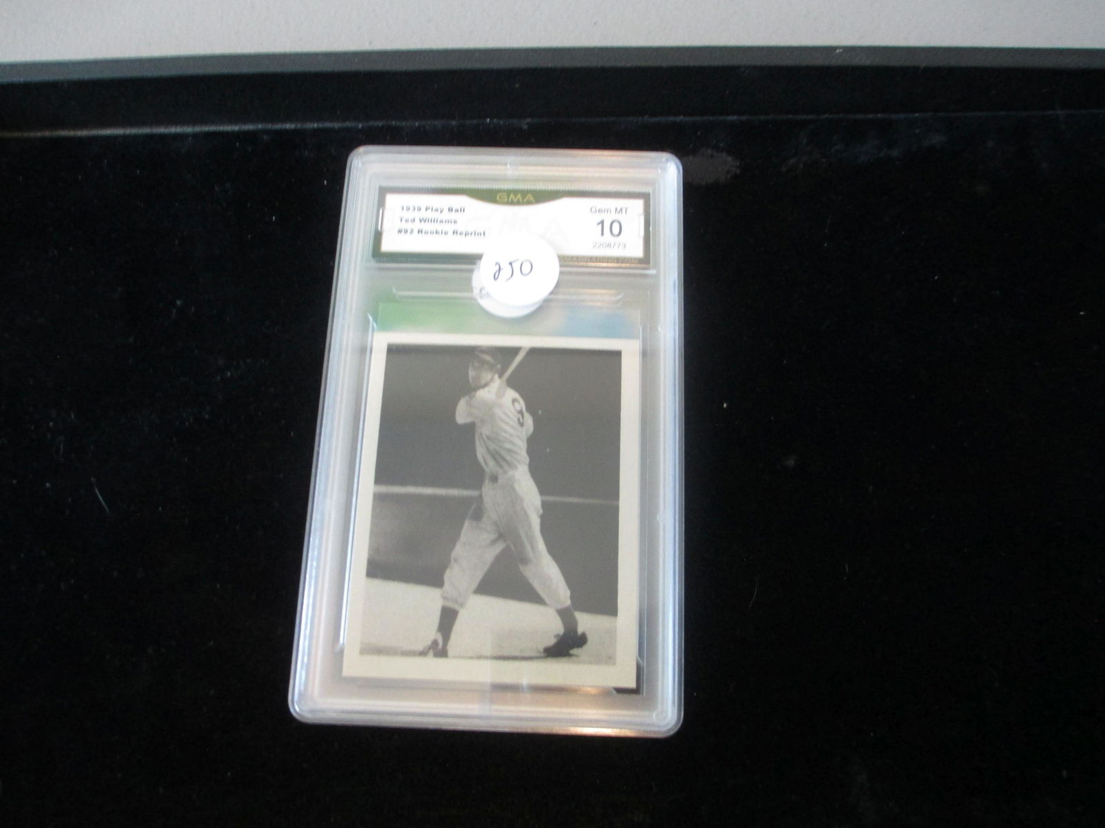 gma graded 1939 ted williams reprint mint 10 (1 of 1)